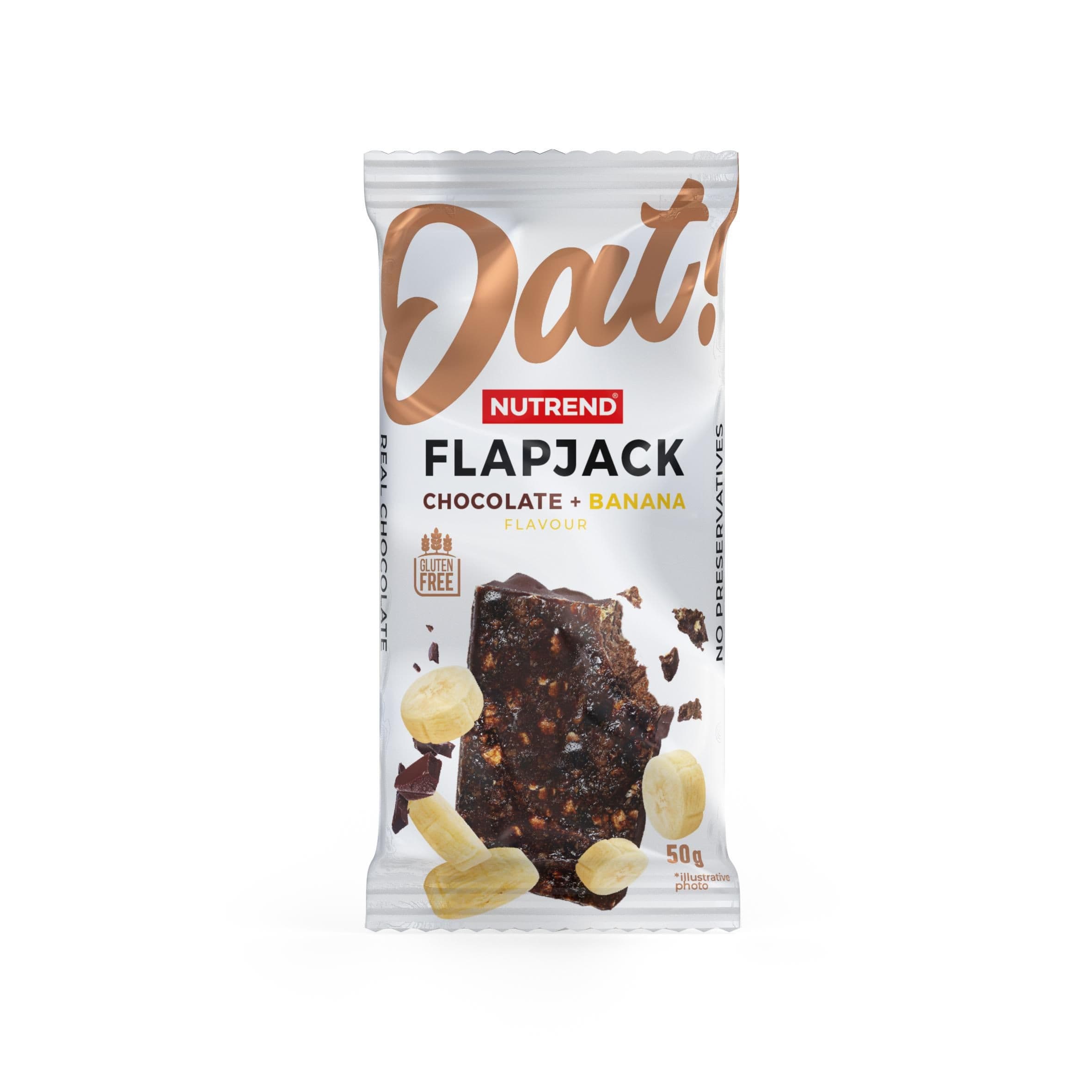 Nutrend Flapjack čokoláda + banán 50g