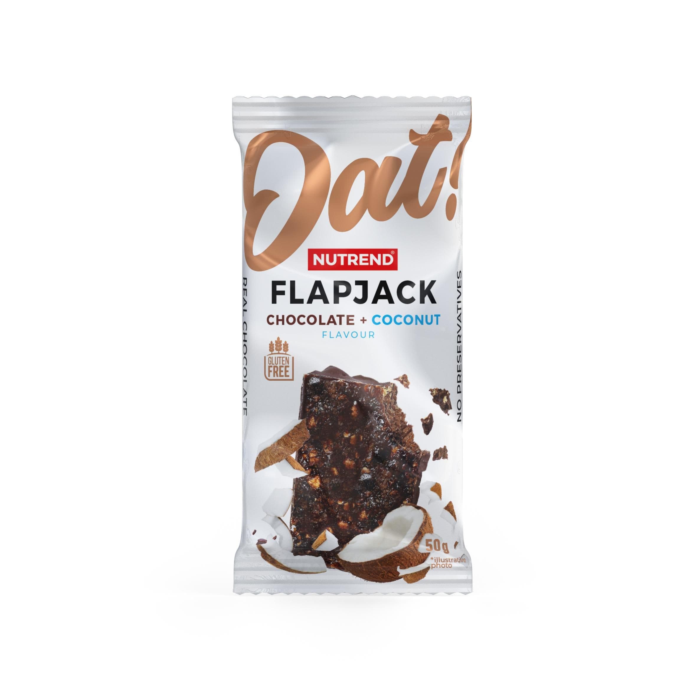 Nutrend Flapjack čokoláda + kokos 50g