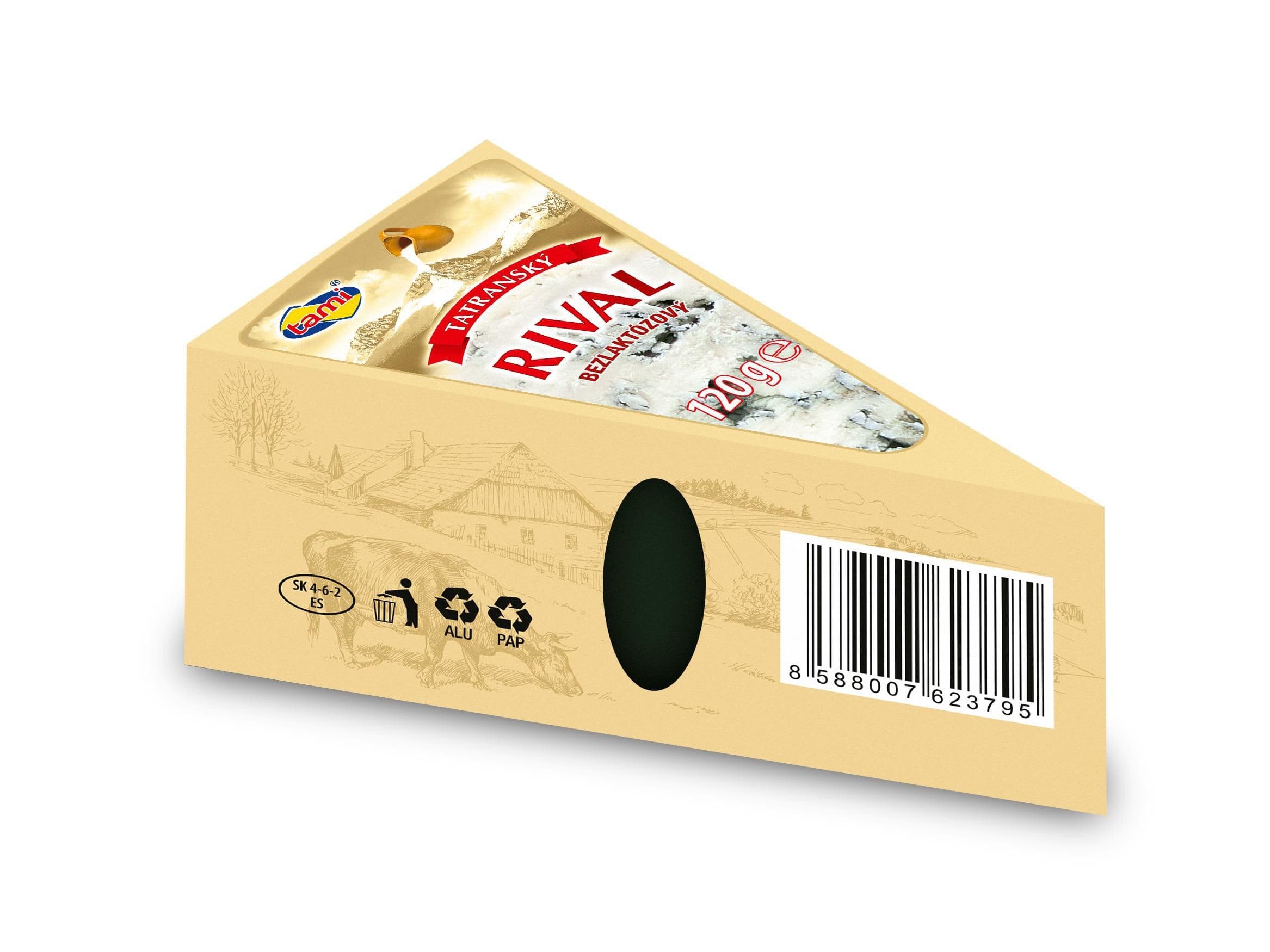Tatranský Rival bezlaktózový 120g