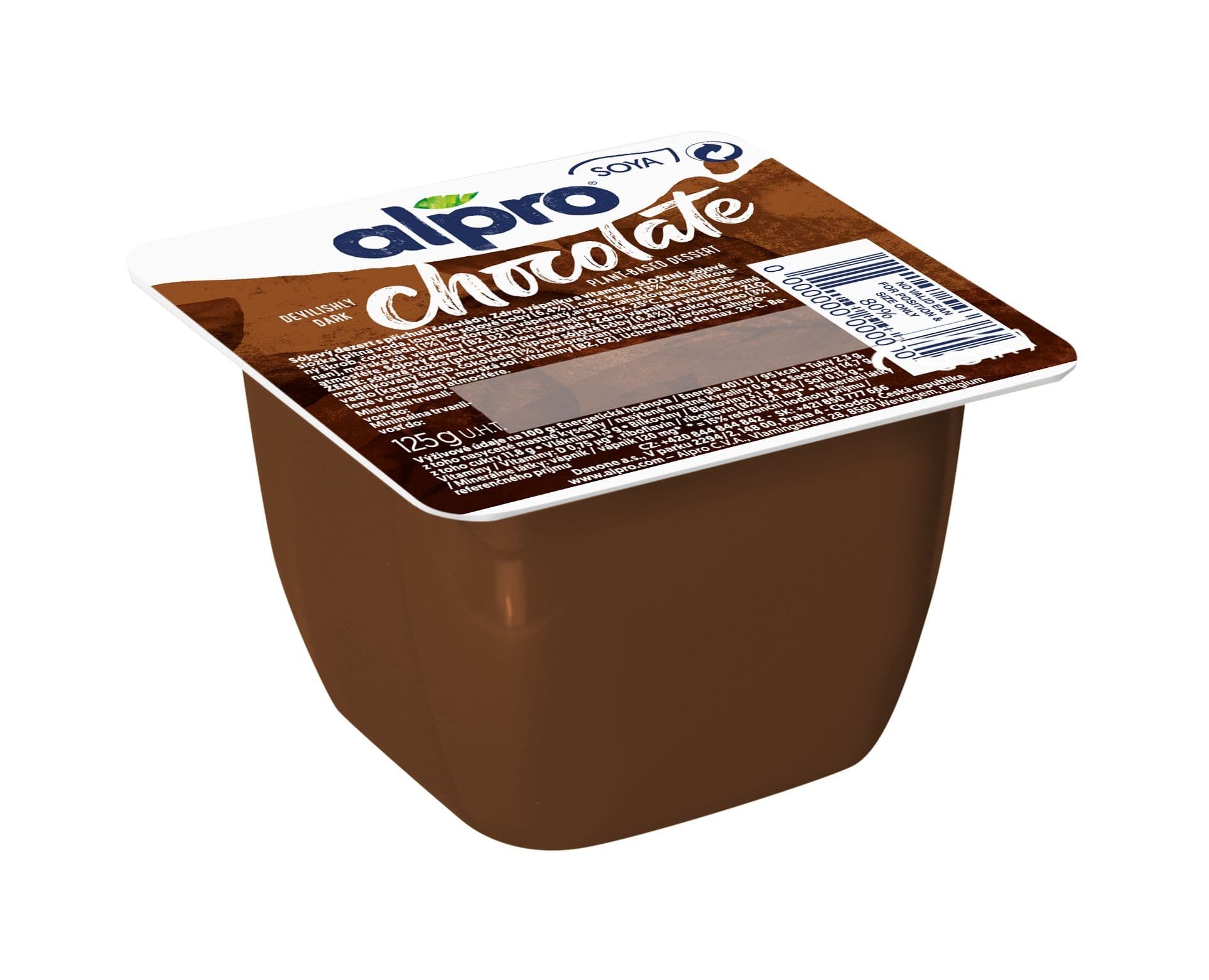 Alpro Sójový dezert s příchutí hořké čokolády 125 g