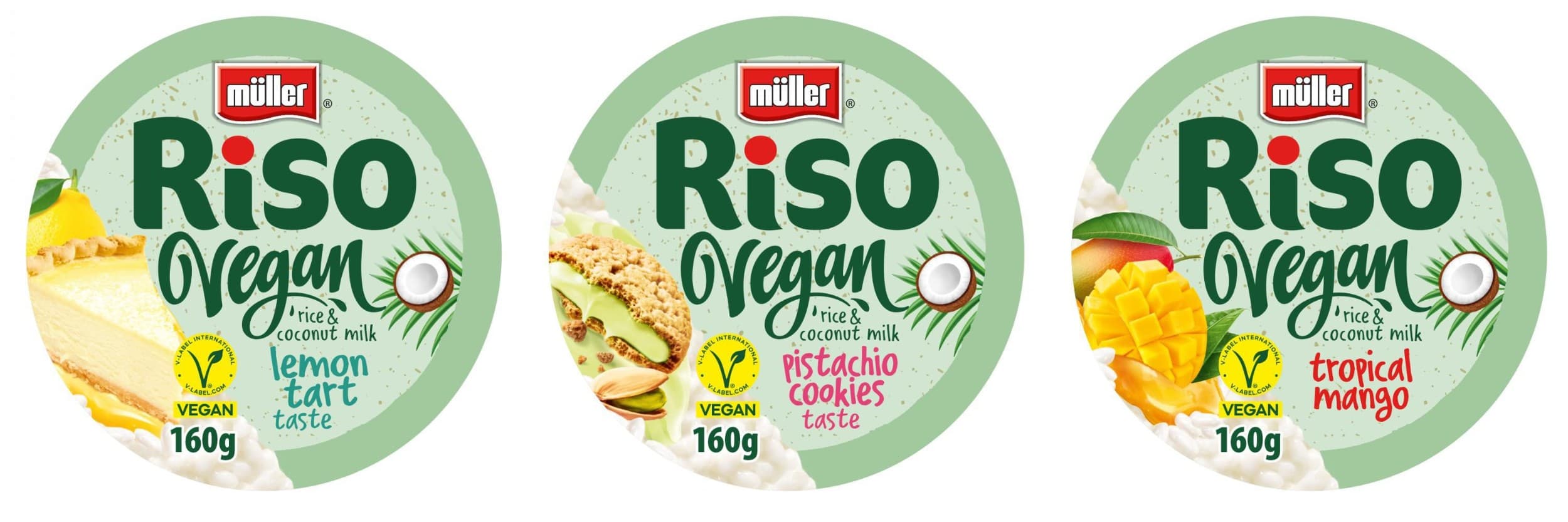Müller Riso Vegan různé  příchutě 160g