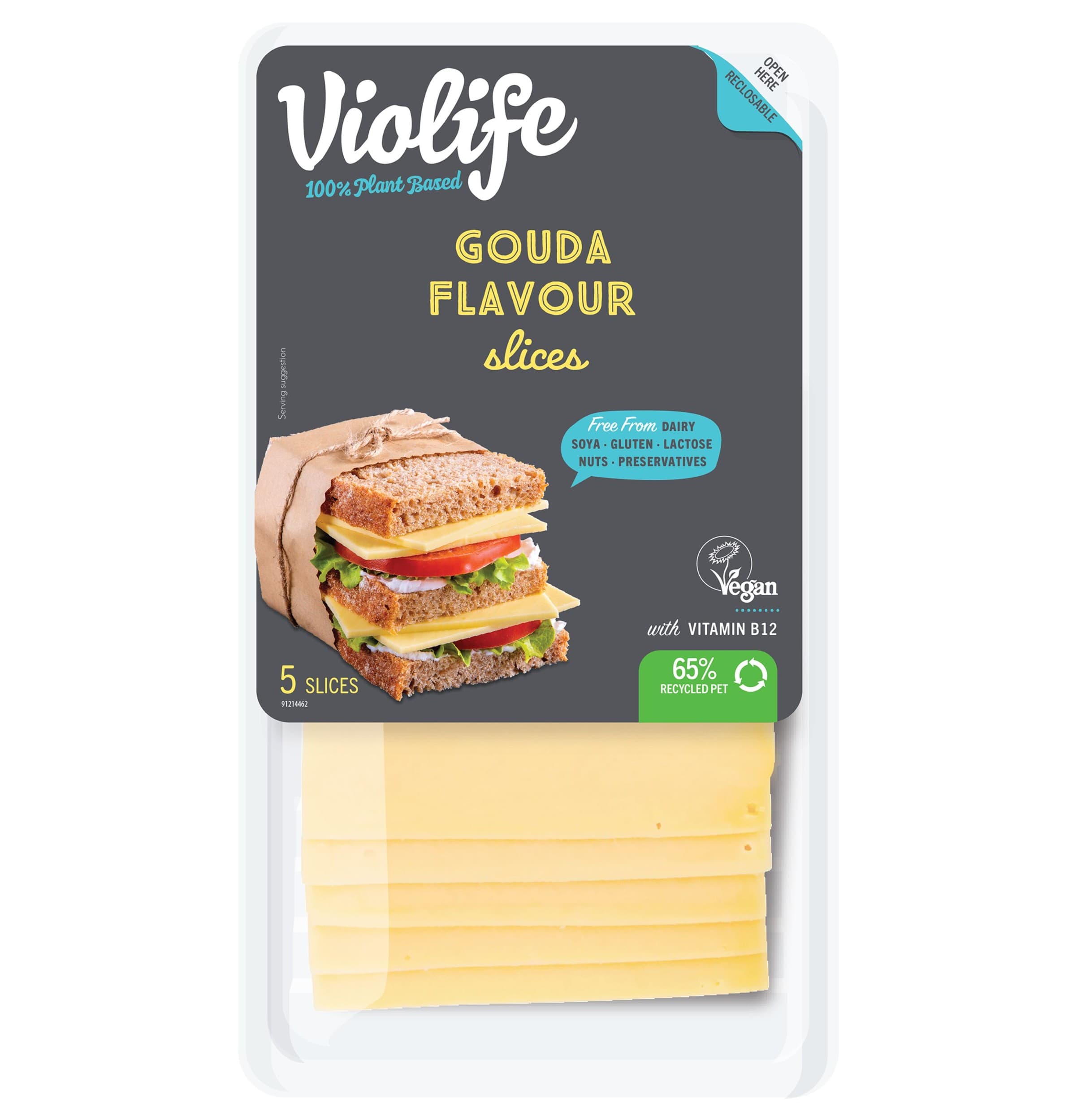Violife plátky s příchutí Gouda 100g