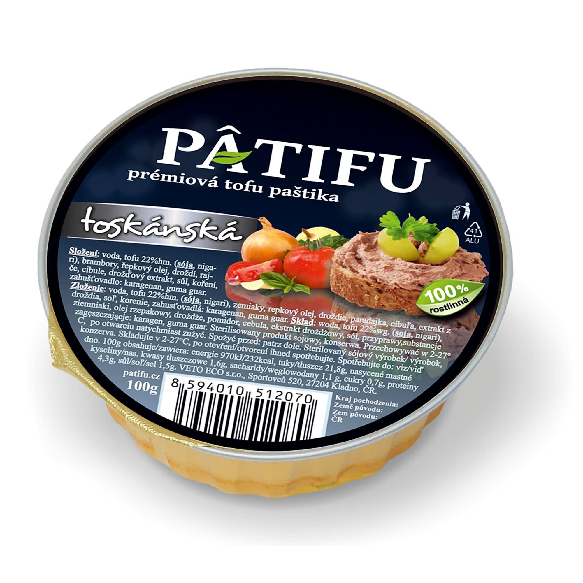 Veto eco Paštika Patifu toskánská 100 g