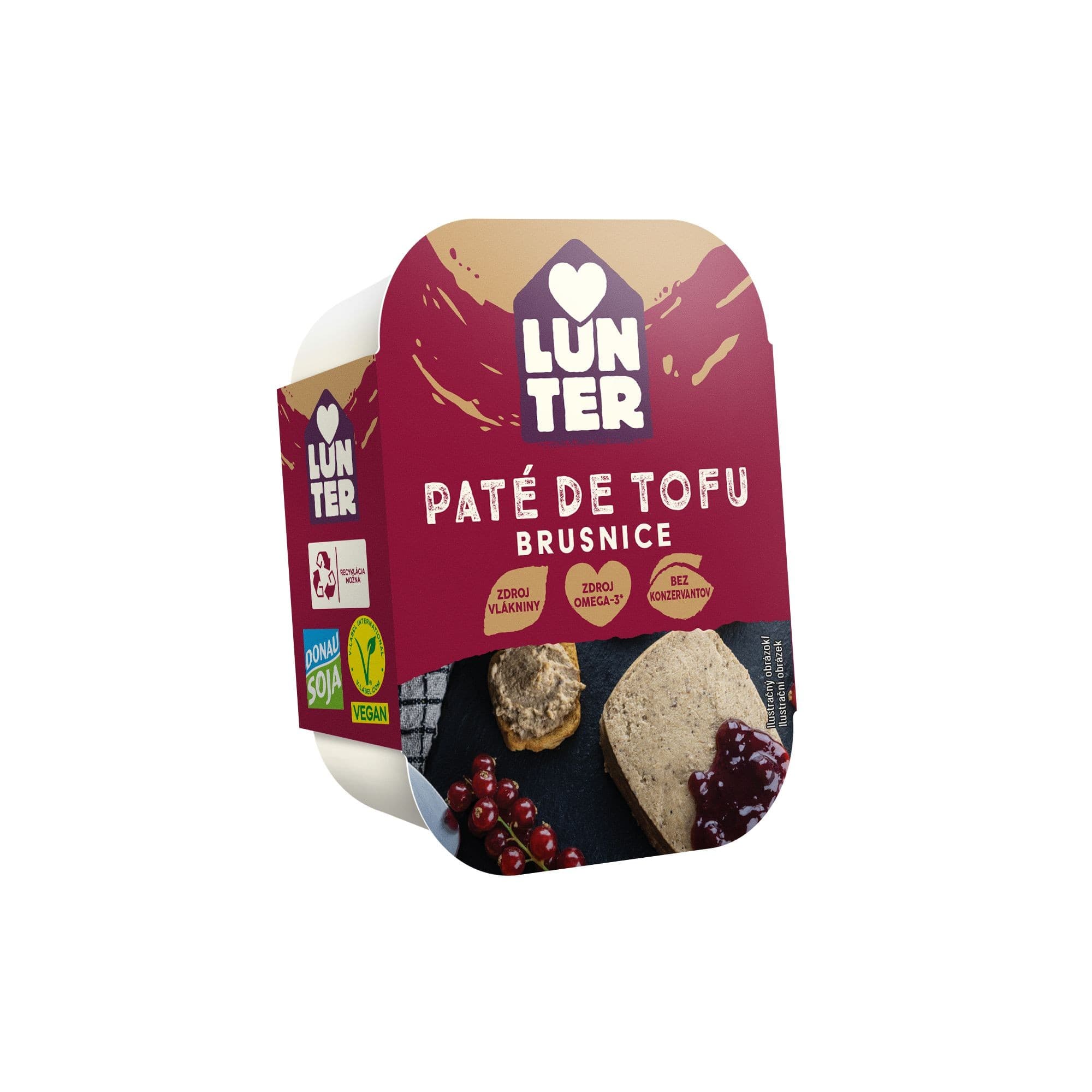 Lunter Paté de tofu brusinka 150g