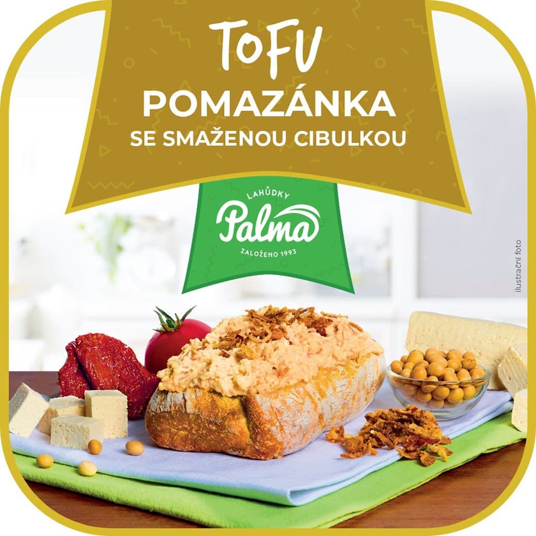 Lahůdky Palma Tofu pomazánka se smaženou cibulkou 150 g