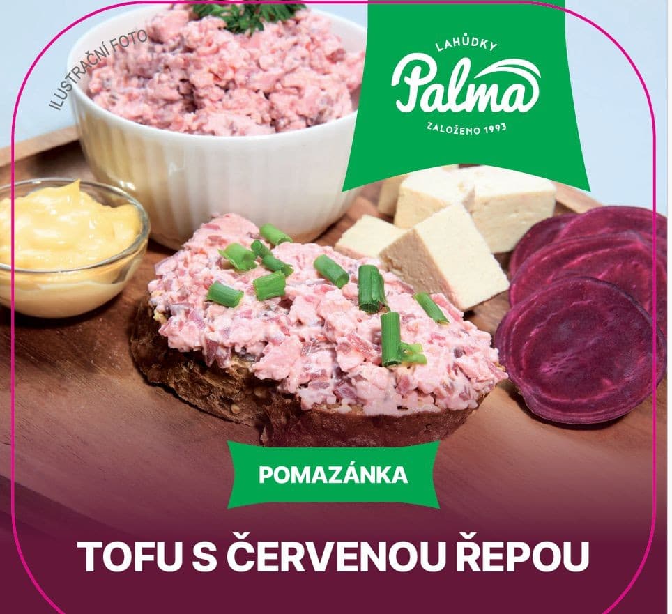 Tofu pomazánka s červenou řepou 150g
