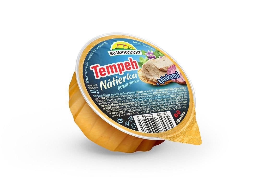 Sojaprodukt Tempeh pomazánka s bylinkami 100g
