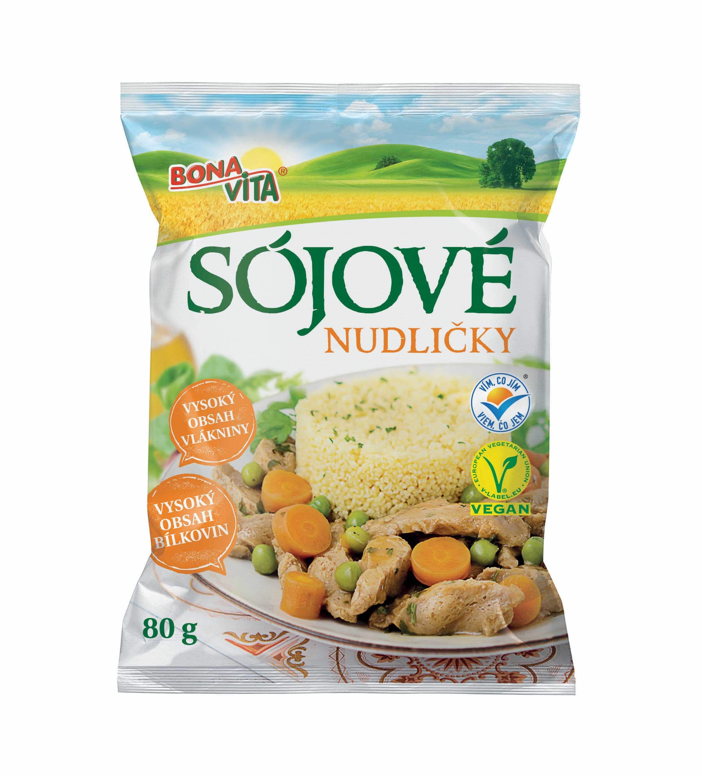 Bona Vita Sójové nudličky 80 g