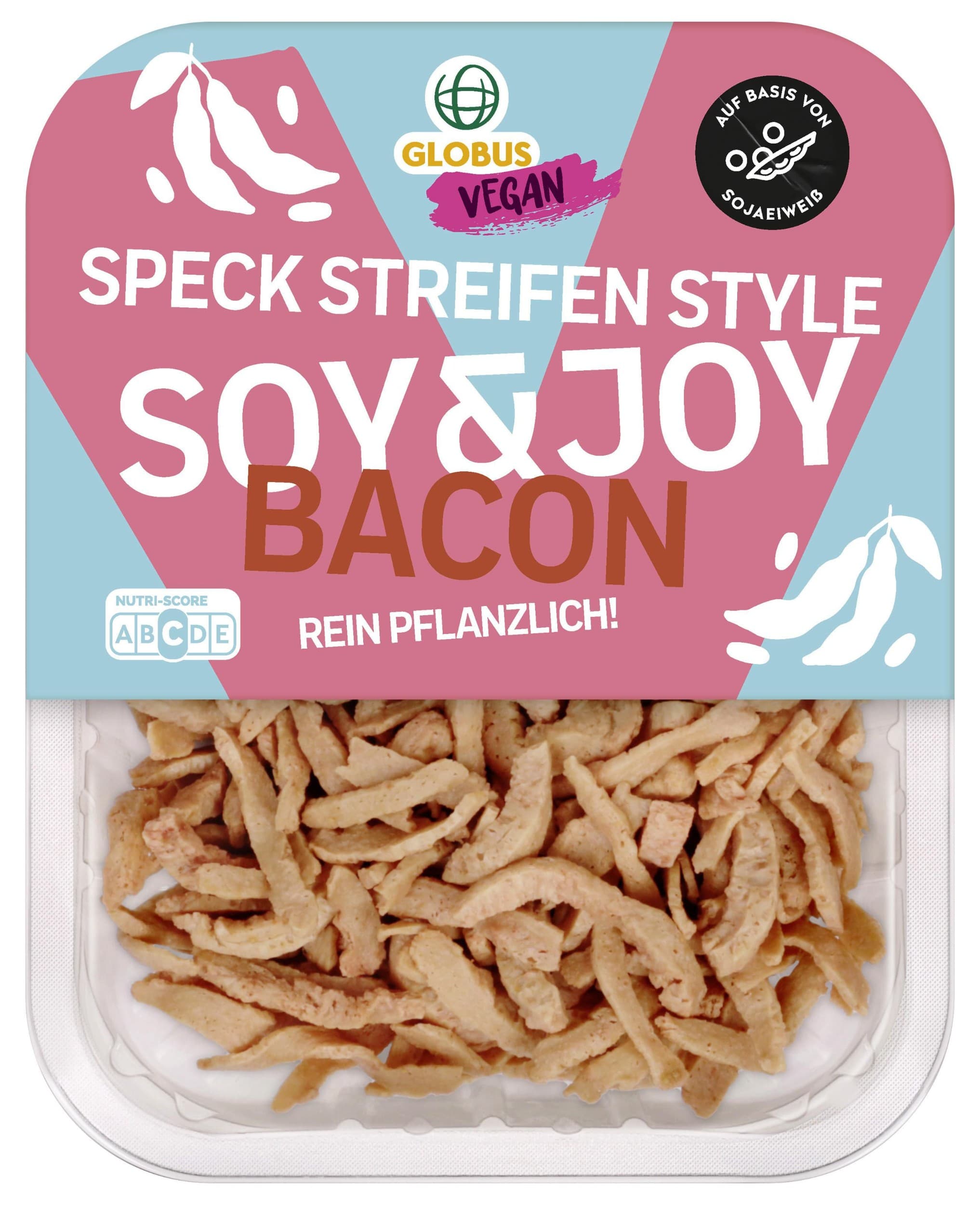 vegan slaninové proužky na bázi soj. proteinu 125g