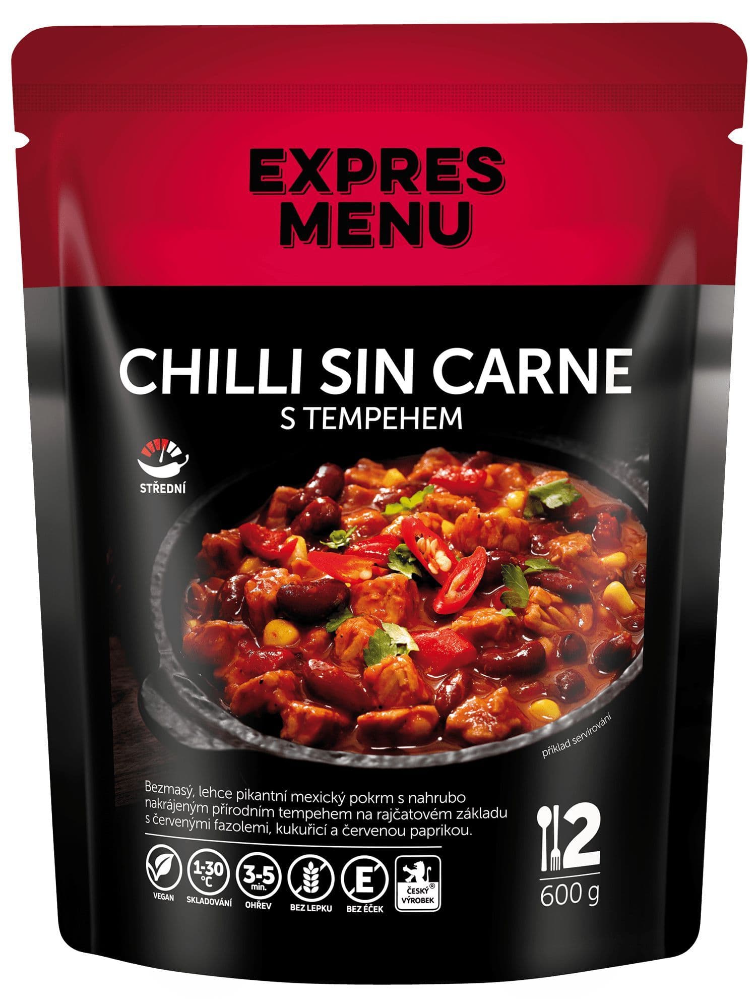 Expras Menu Chilli sin carne s tempehem, 600g