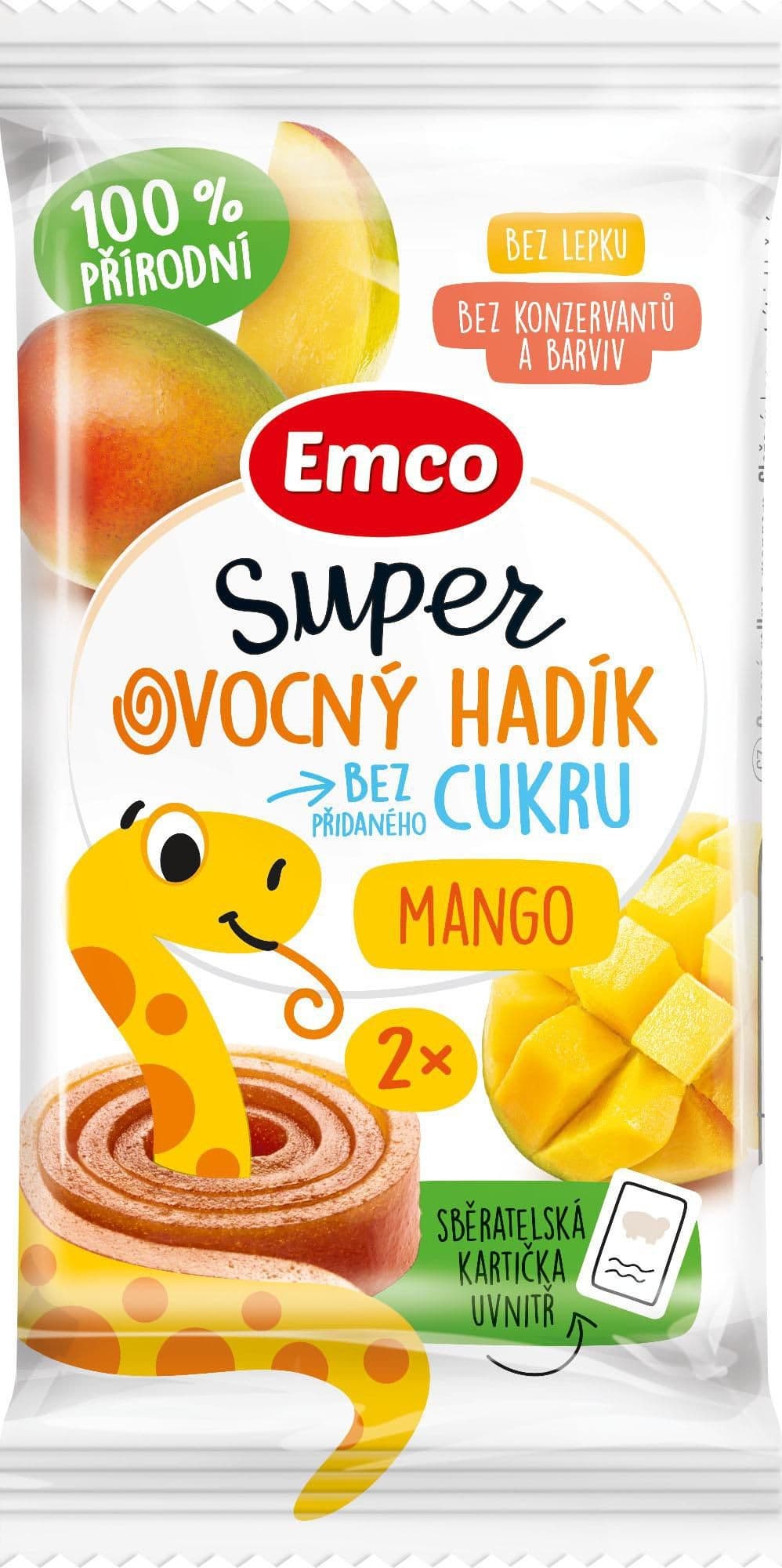 Emco Super ovocný hadík mango 20g