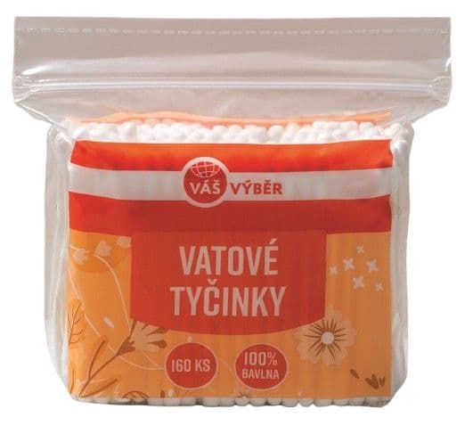 Váš Výběr Vatové tyčinky 160ks