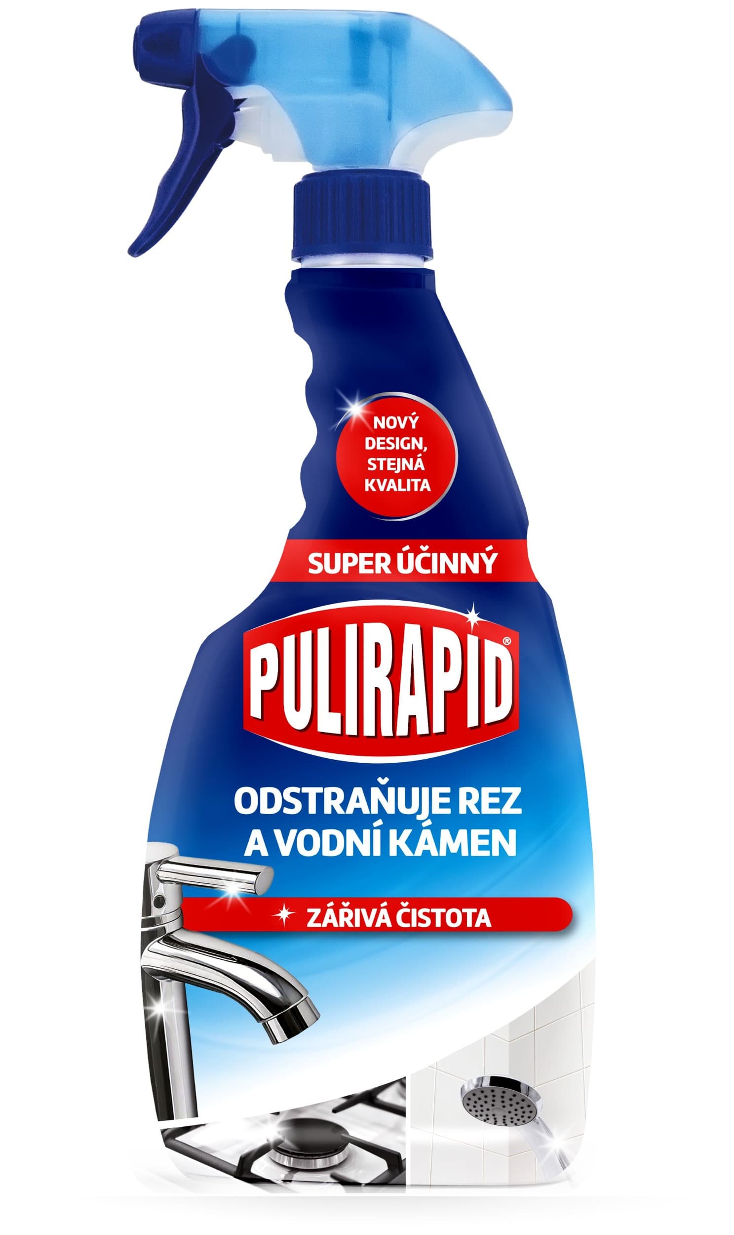 Pulirapid Koupelna a kuchyně na vodní kámen ve spreji 500 ml