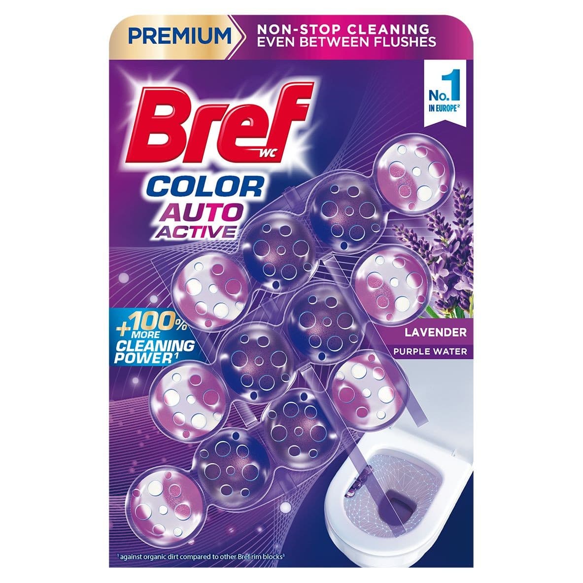 Bref Purple Aktiv Lavander 3x50 g