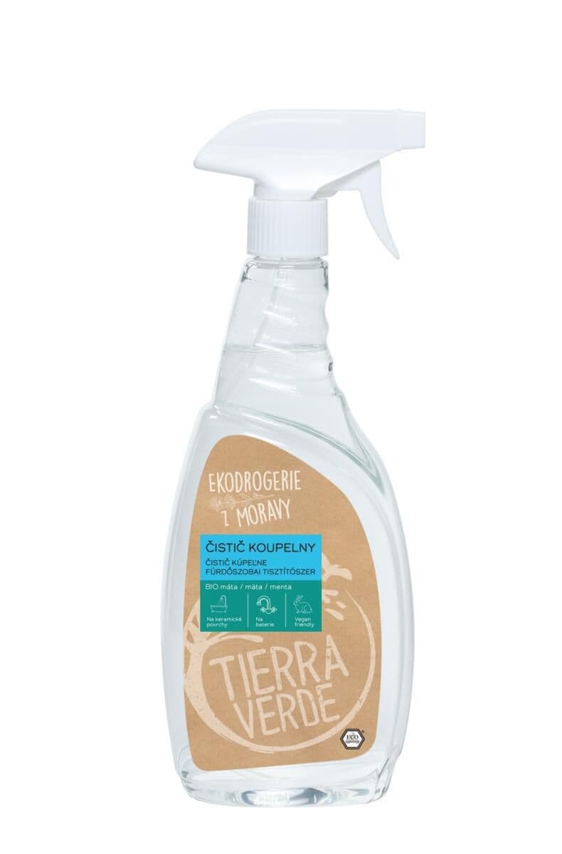 Tierra Verde Čistič koupelny s BIO mátovou silicí rozprašovač 750 ml