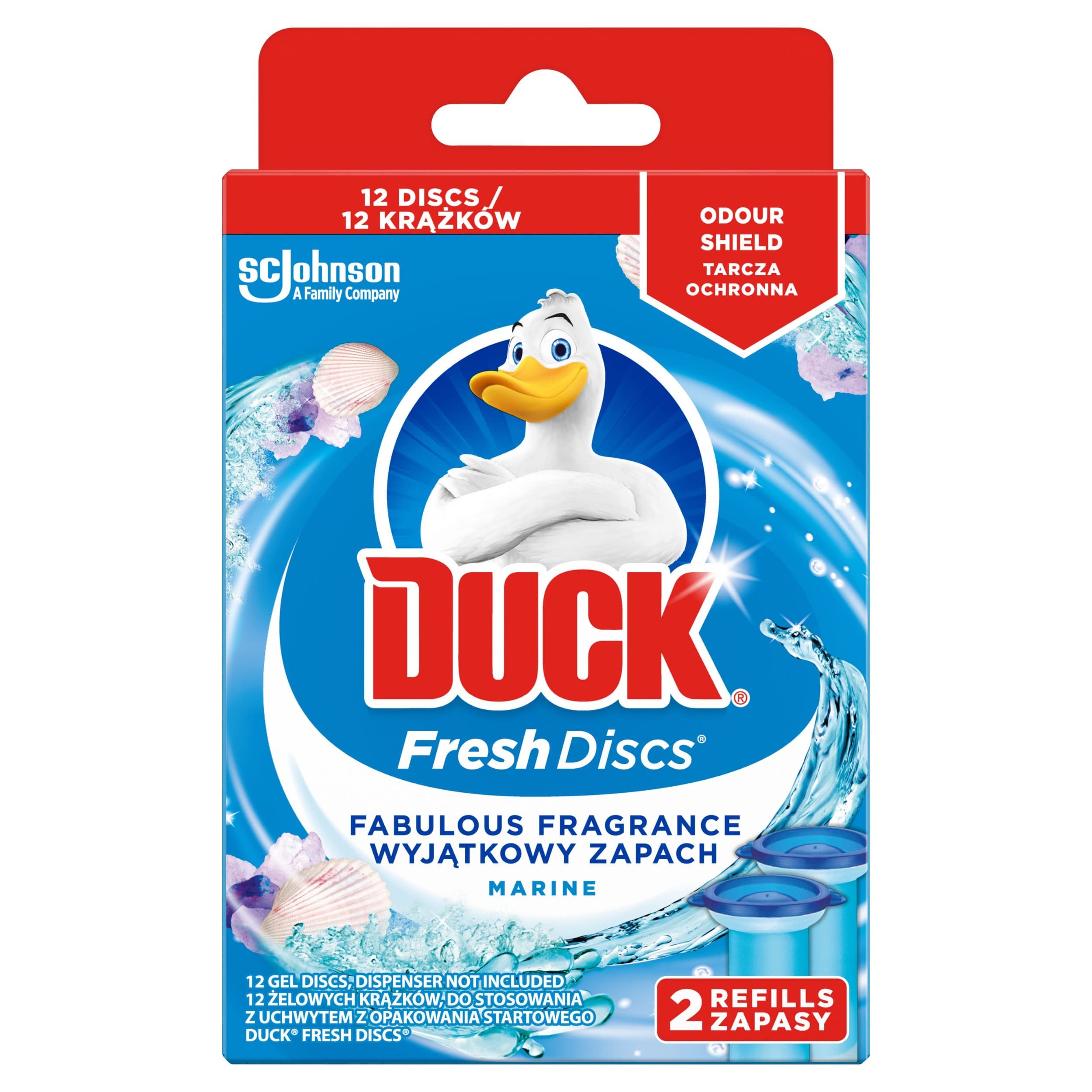 Duck Fresh Discs Čistič WC marine náplň 2x36 ml