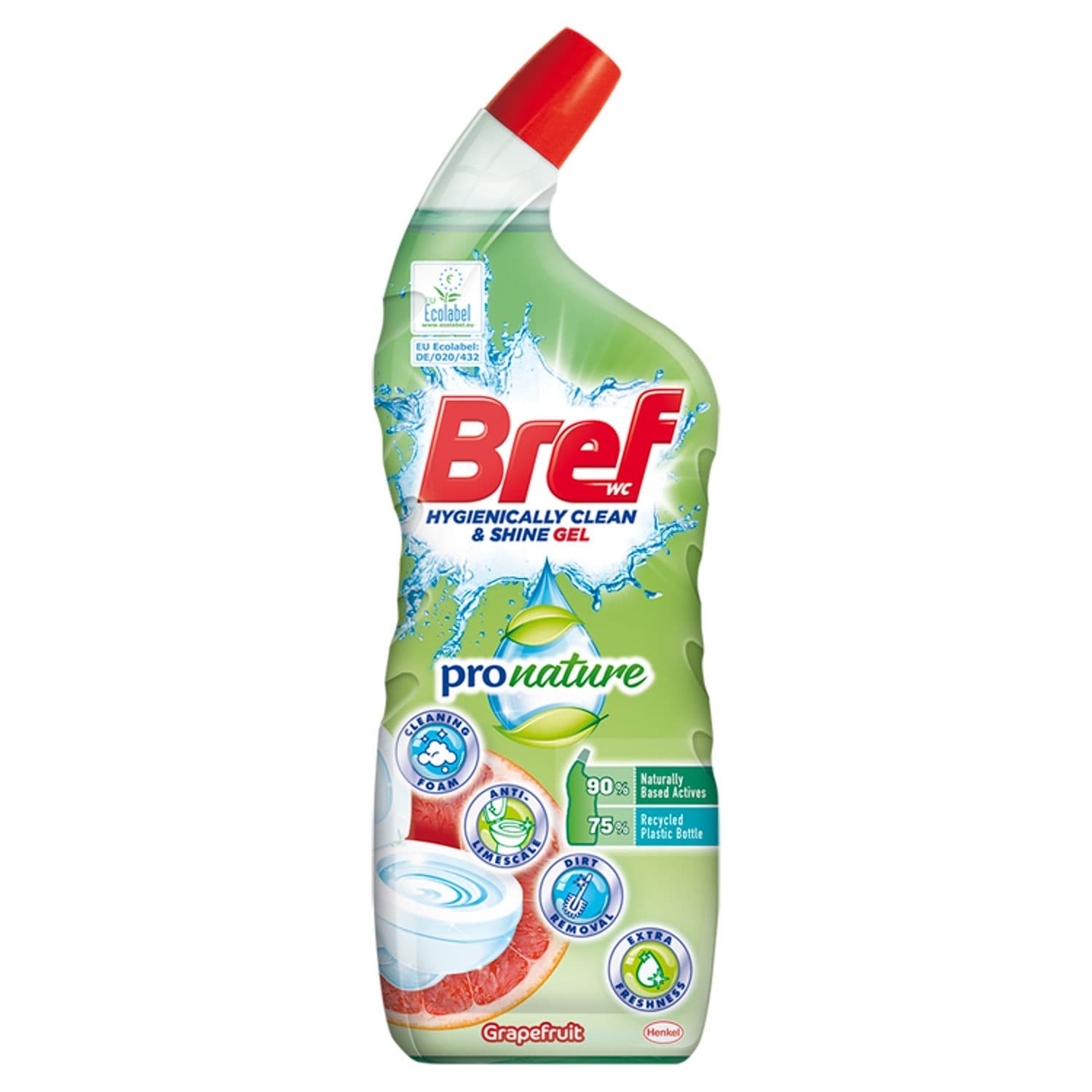 Bref Pro Nature Grapefruit čistič toalety 700ml