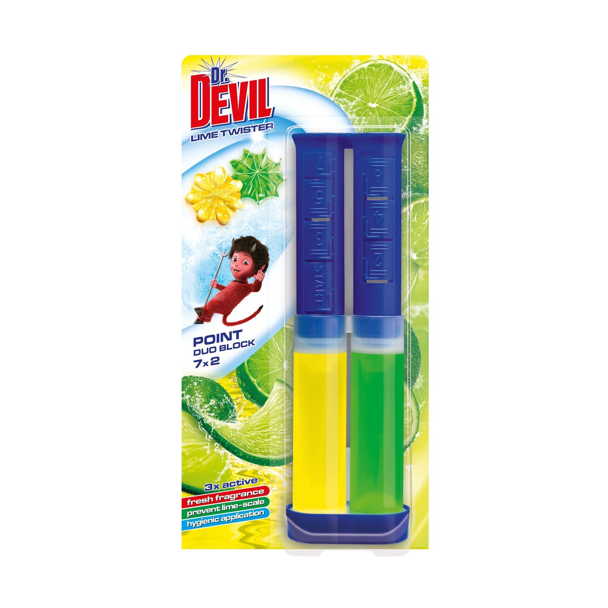 Dr. DEVIL WC POINT DUO BLOCK Lime twister 65ml