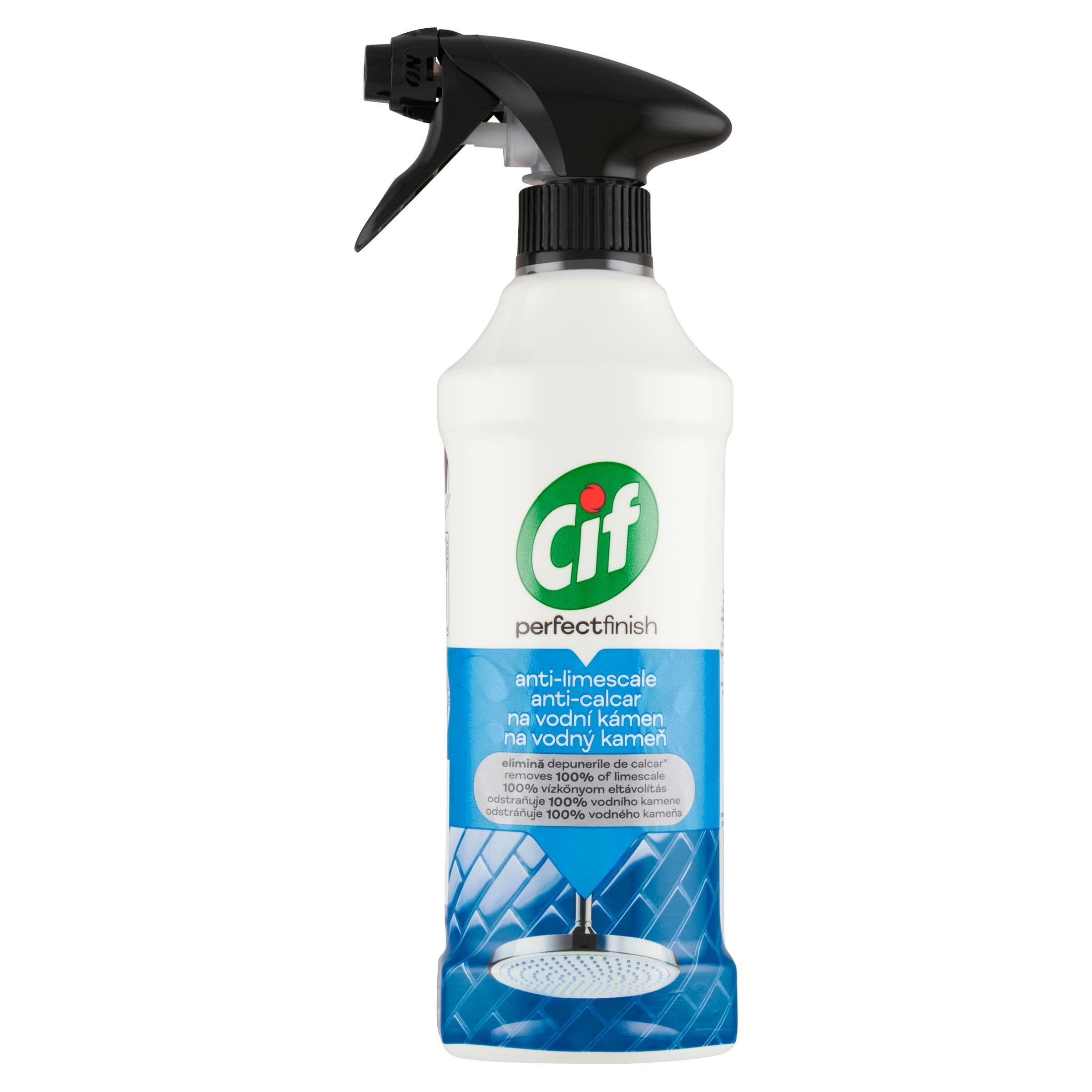 Cif Perfect Finish Na vodní kámen  čisticí sprej 435 ml