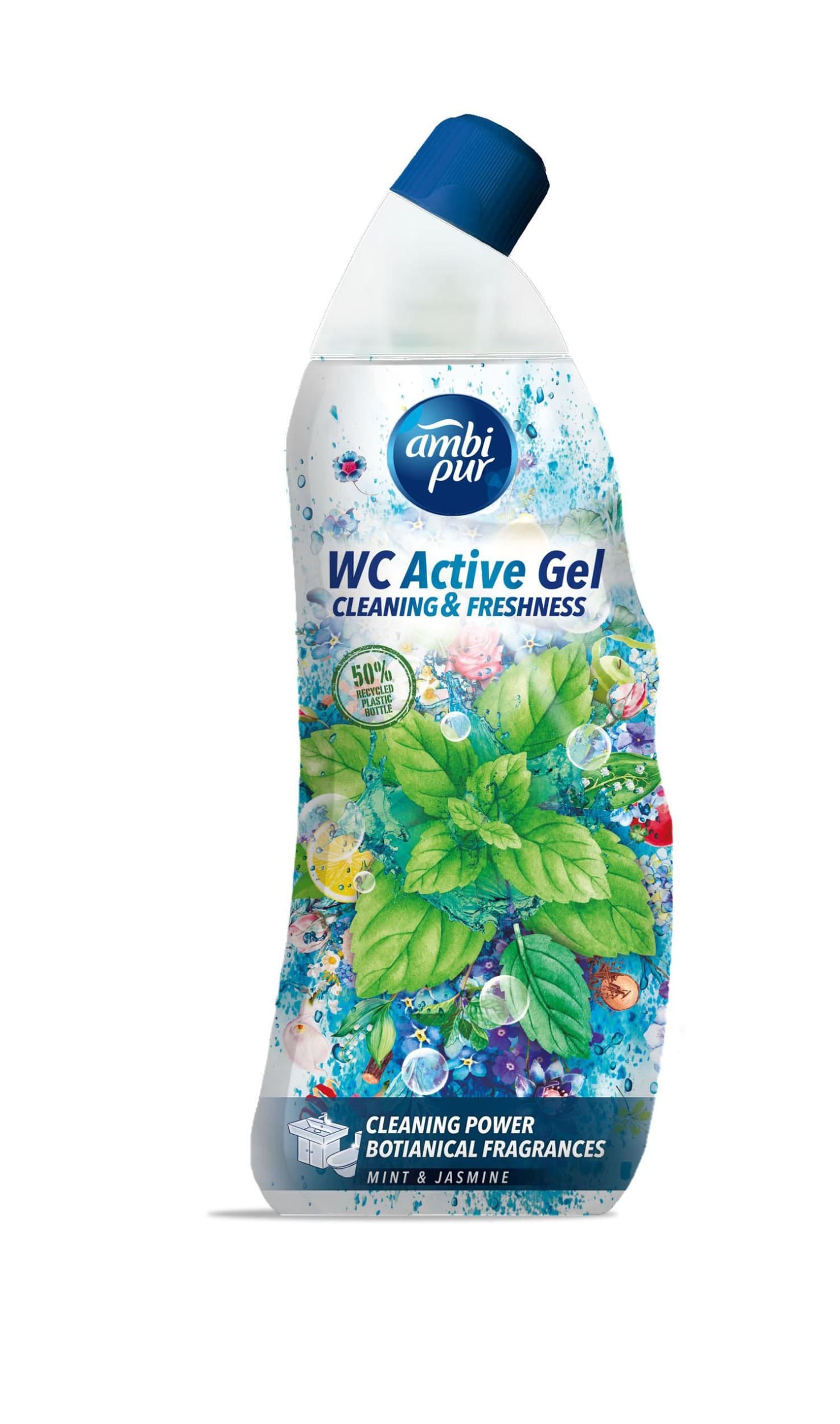 Ambipur WC Active gel máta & jasmín 750ml