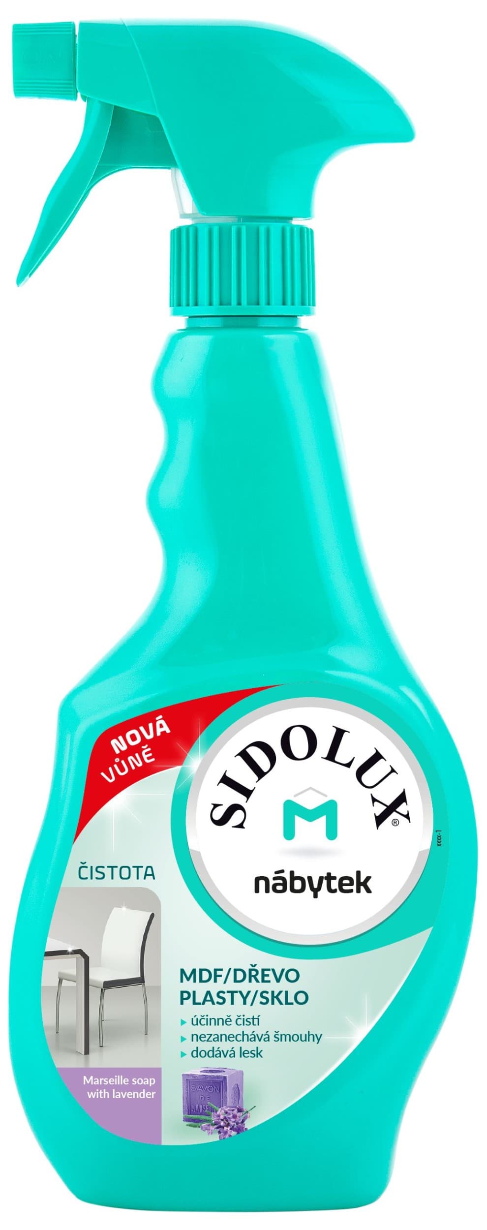 Sidolux M proti prachu marseill soap with lavender 400 ml