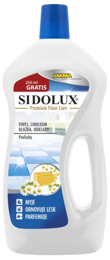 Sidolux Premium floor care vinyl, linoleum marseill soap 1000ml