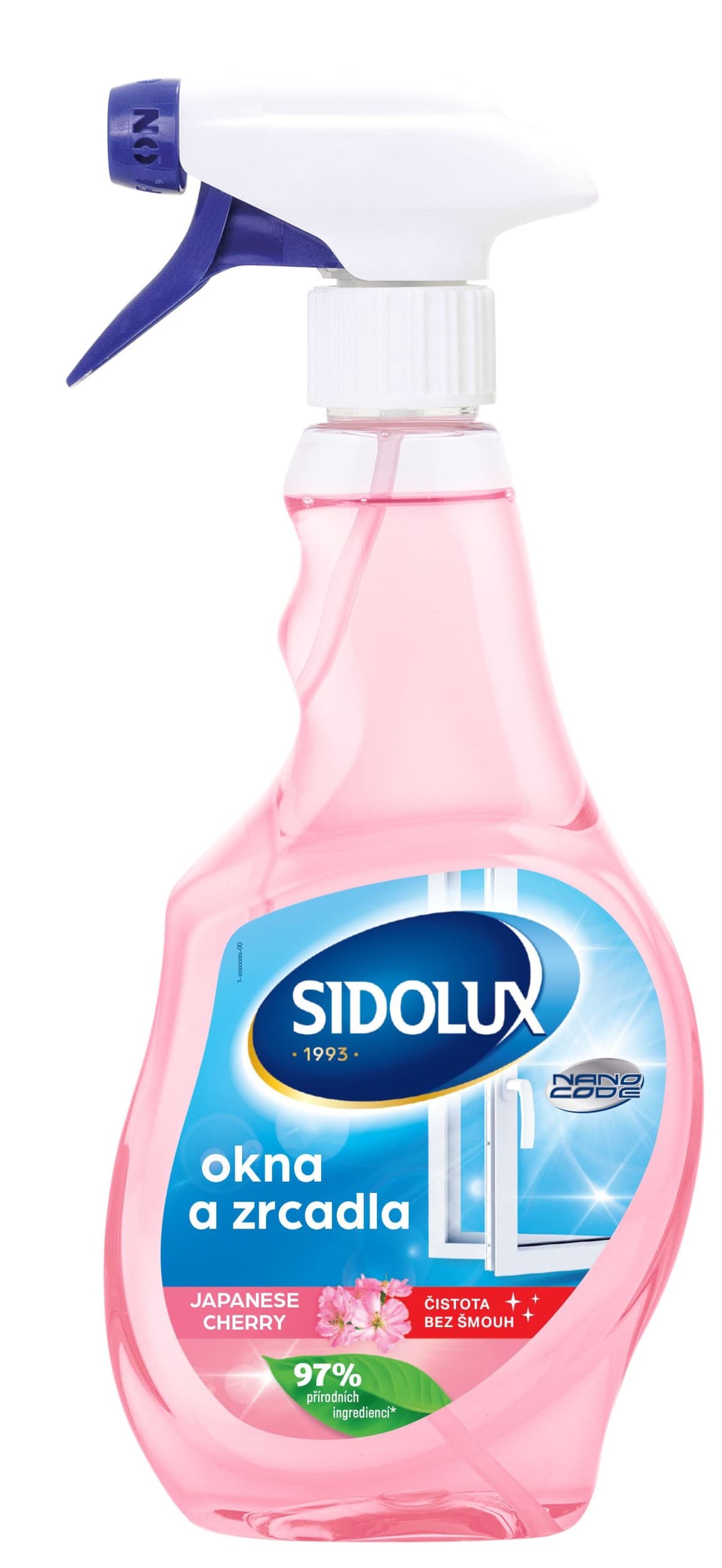 Sidolux na okna a zrcadla nano code japanese cherry 500ml