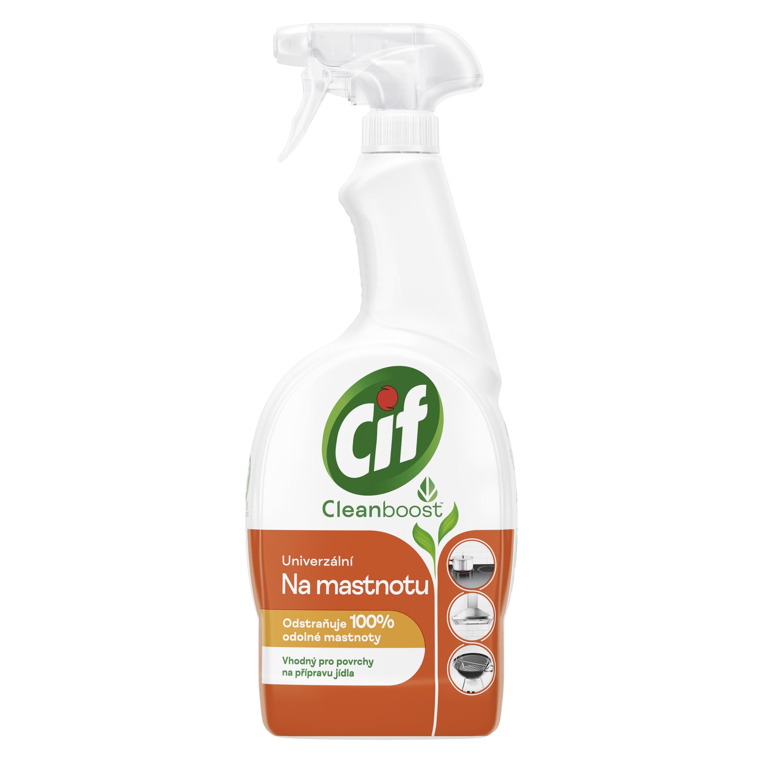 Cif Cleanboost univerzální čisticí sprej na mastnotu 750 ml