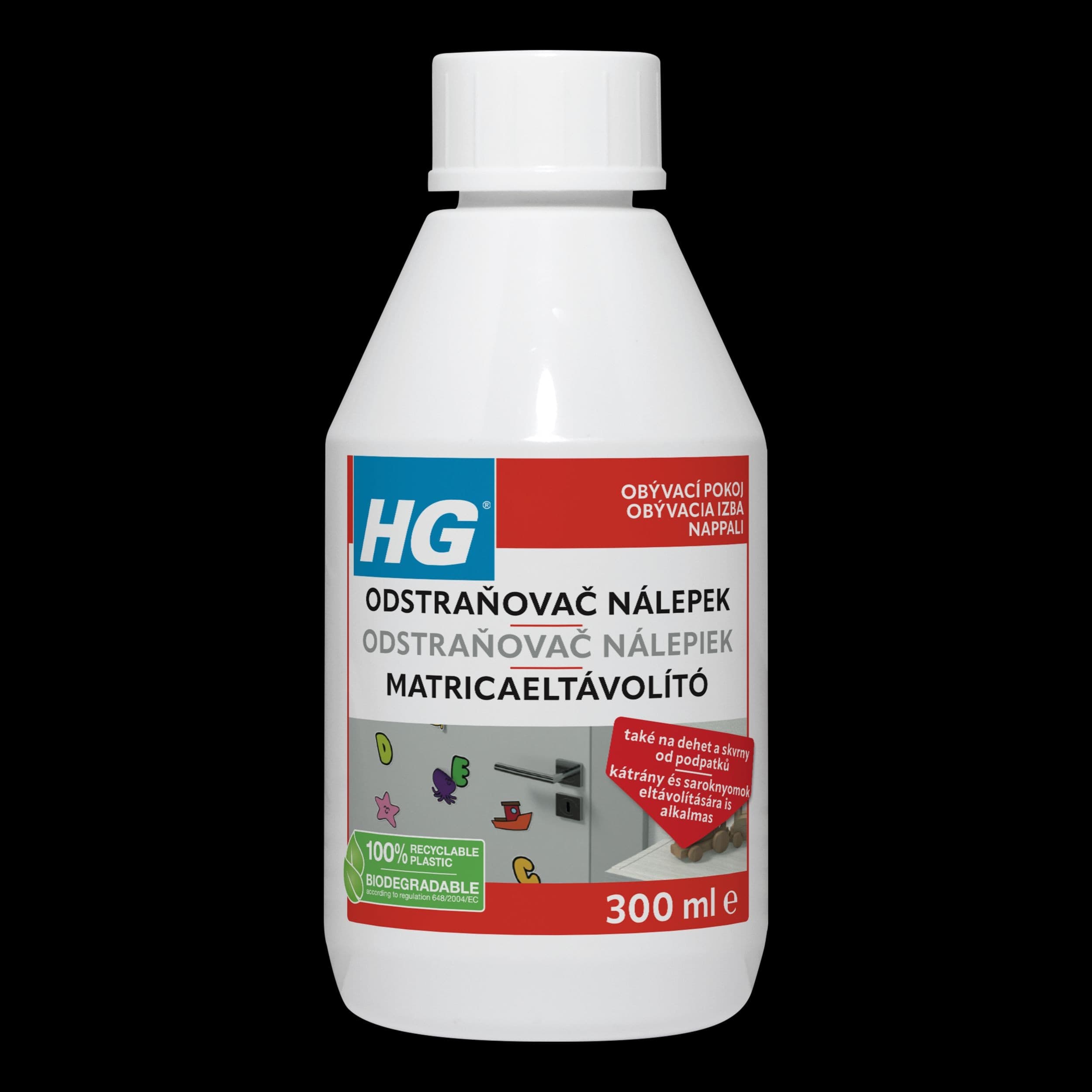 HG Interiérový odstraňovač nálepek 300 ml