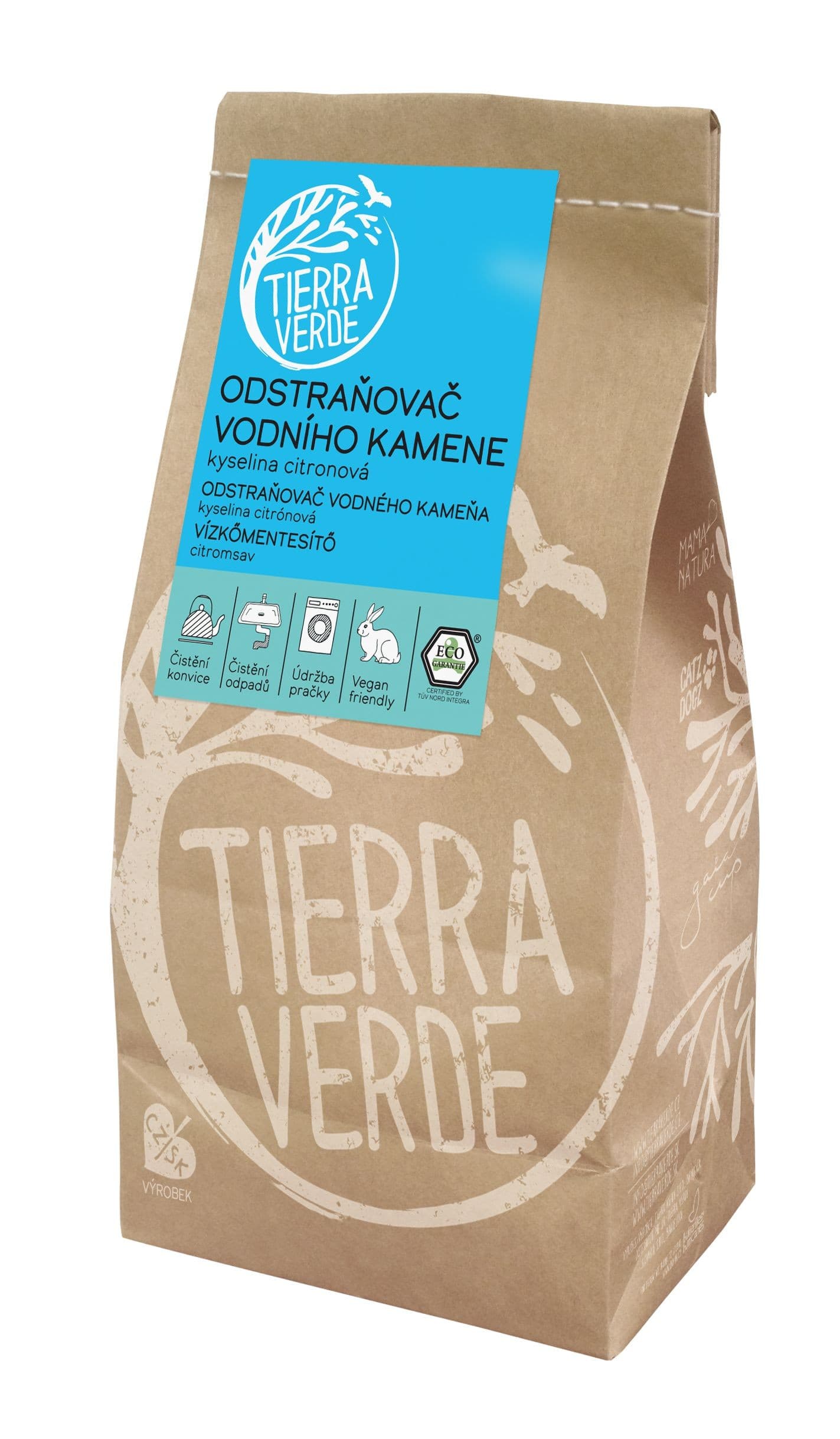Tierra Verde Odstraňovač vodního kamene, kyselina citronová 1kg