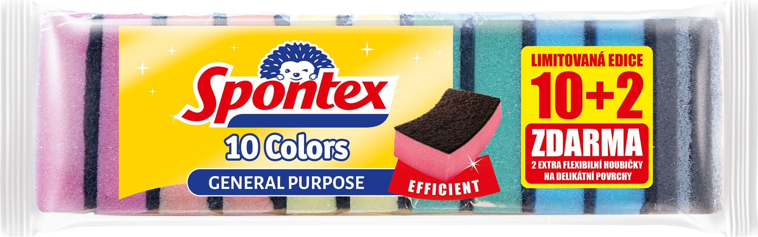 Spontex Colors houbičky LE 10+2 ks