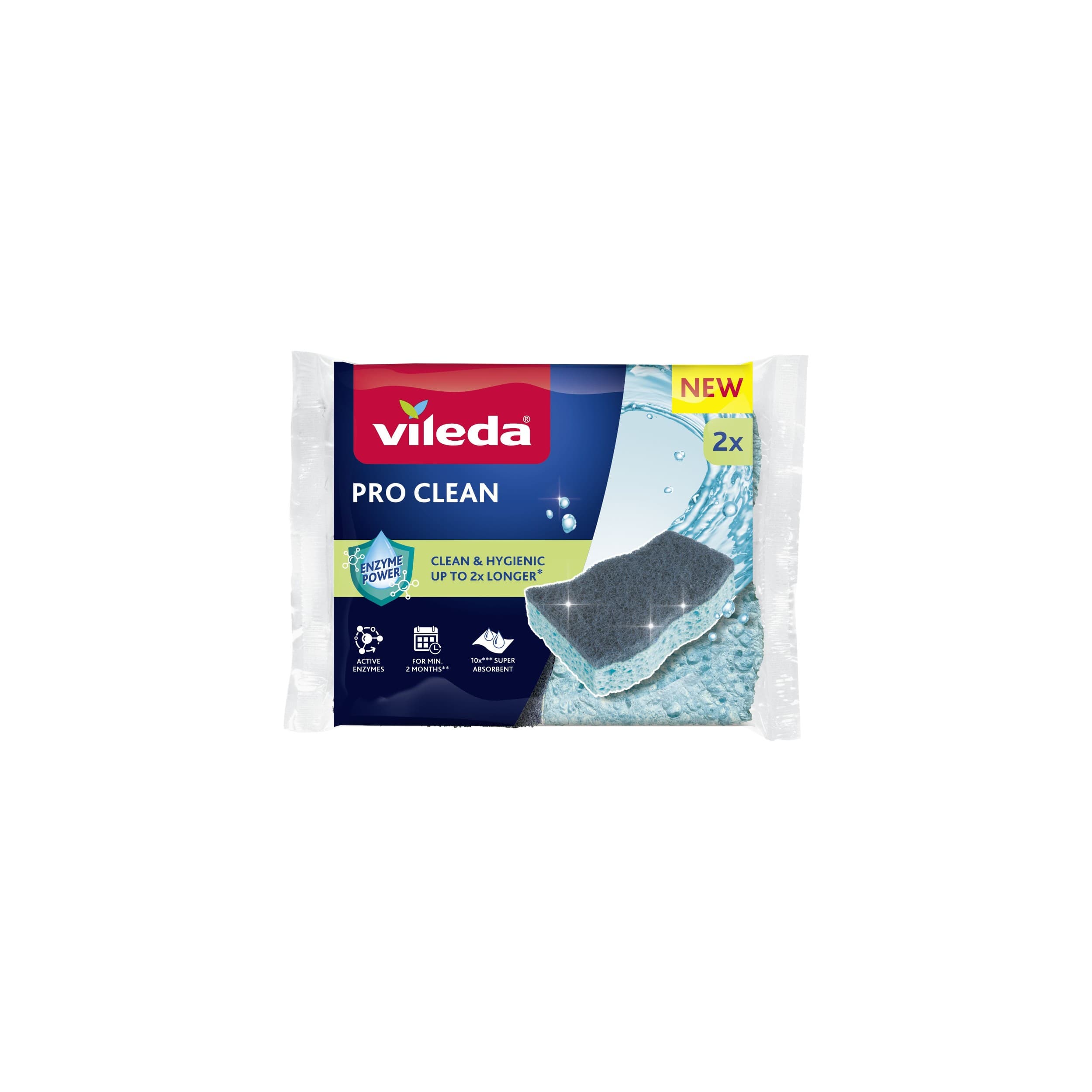 Vileda Pro Clean viskózní houbička 2ks