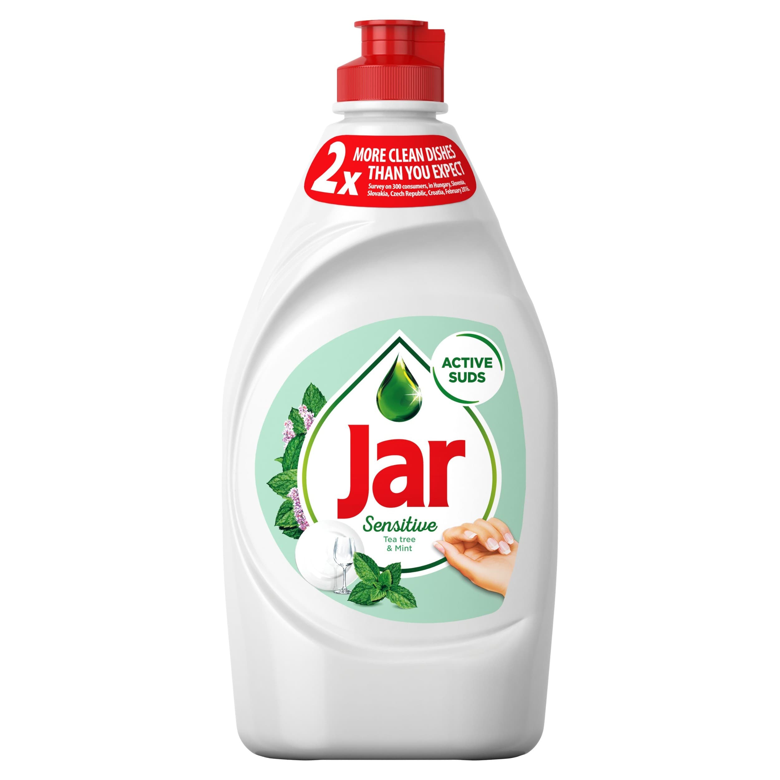 Jar Sensitive Prostředek Na Mytí Nádobí Teatree & Mint 450 ml