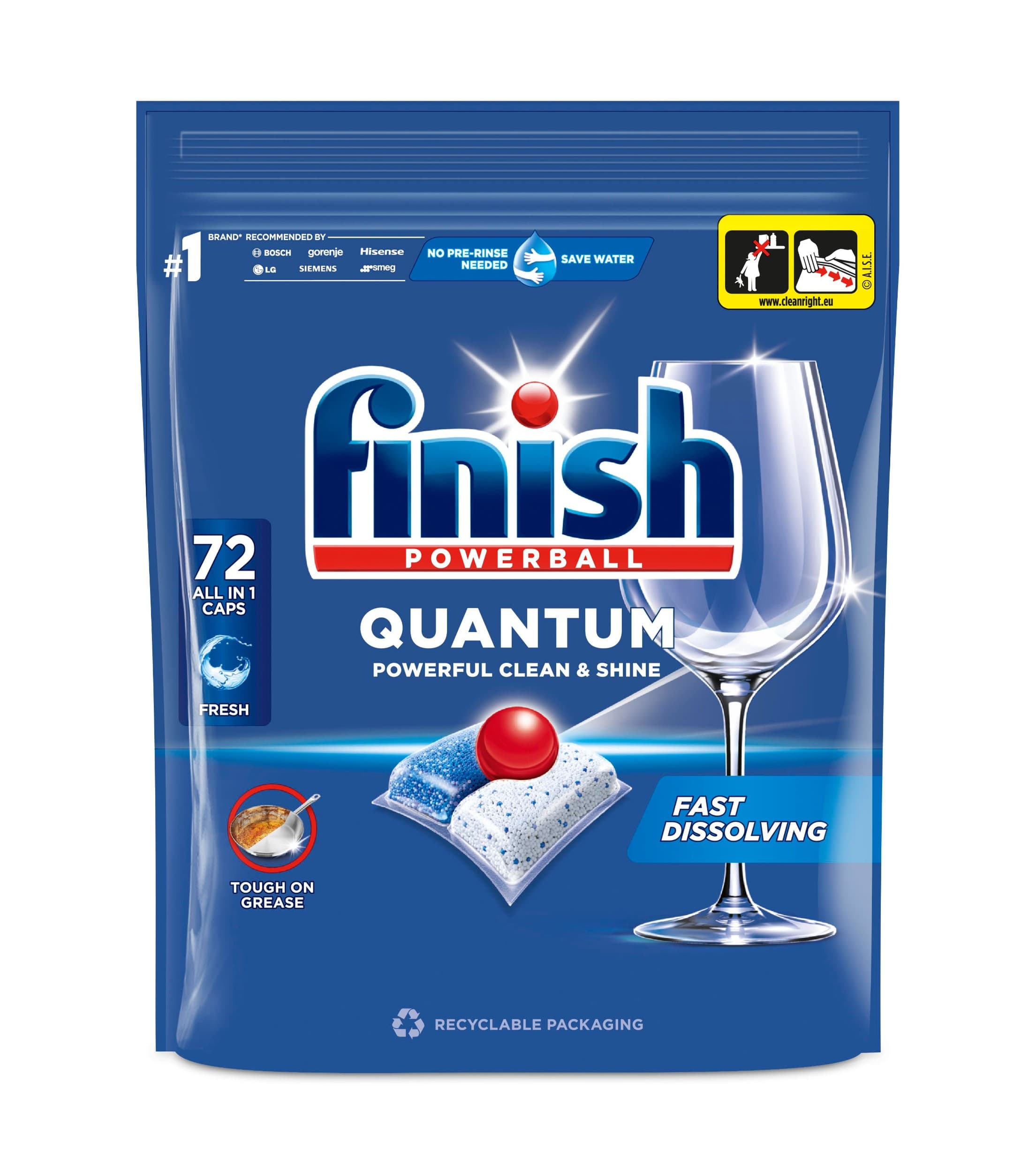 Finish Powerball Quantum Max tablety do myčky 72 ks