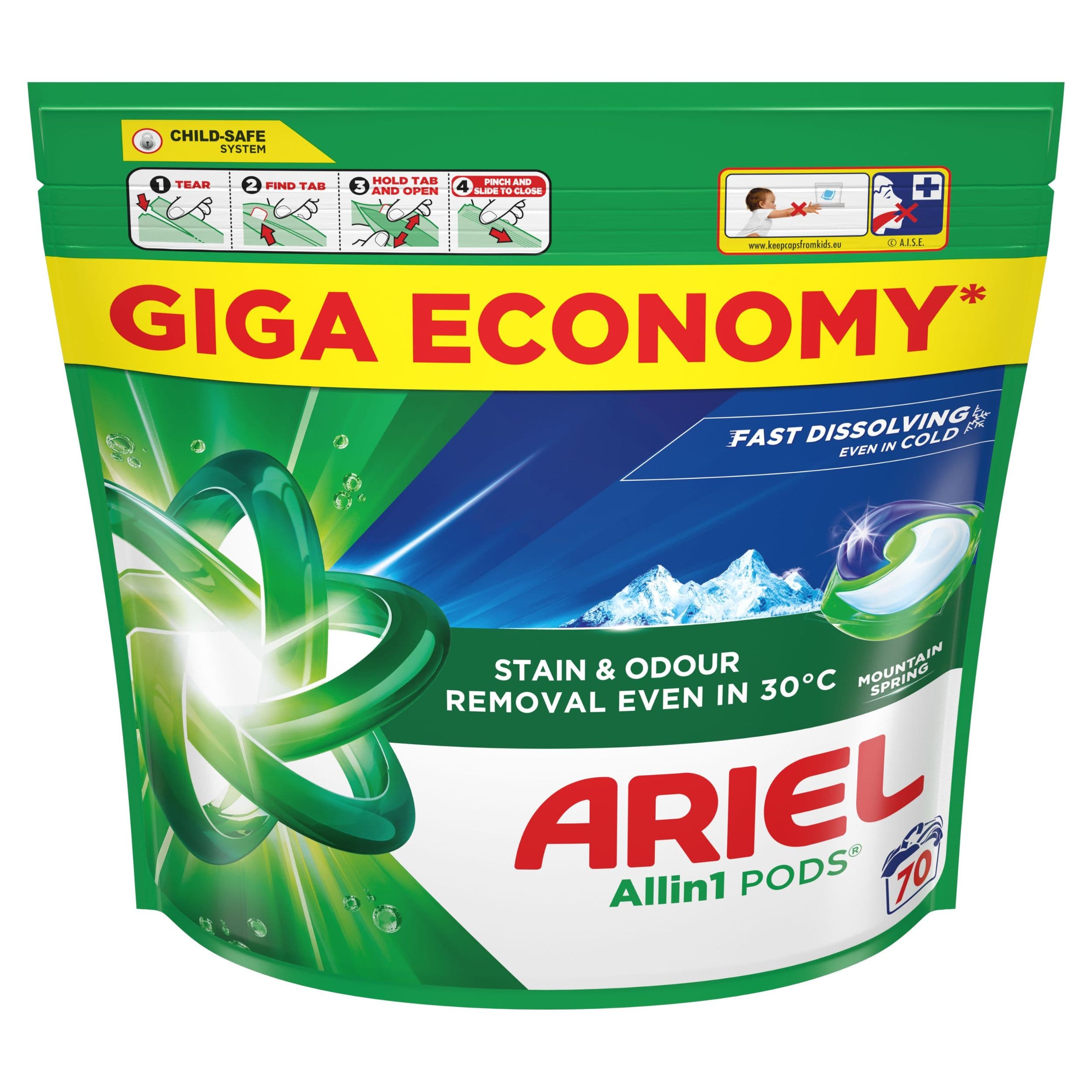 Ariel Gelové Kapsle MSpring 70 dávek