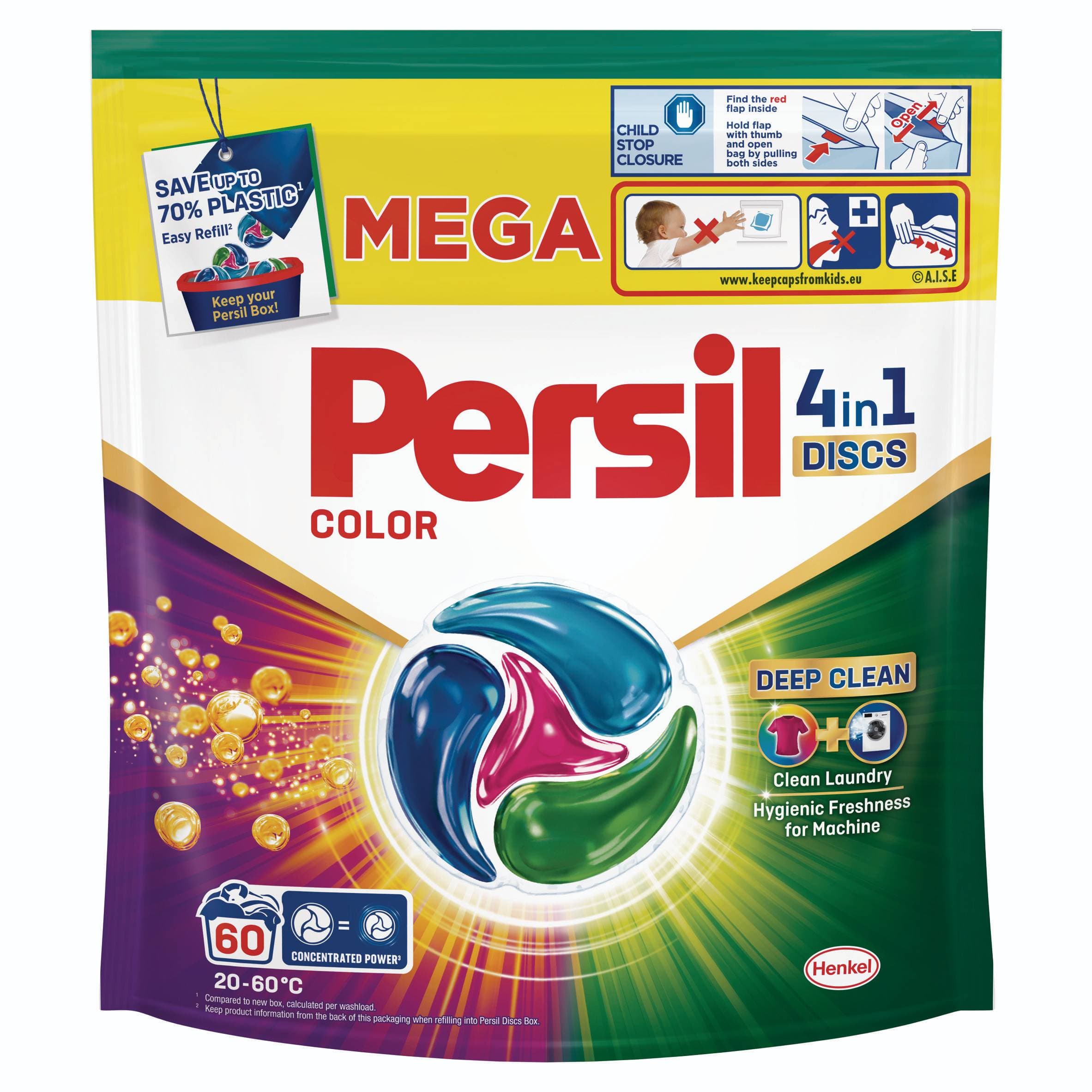 Persil prací kapsle Discs 4v1 Color 60 praní