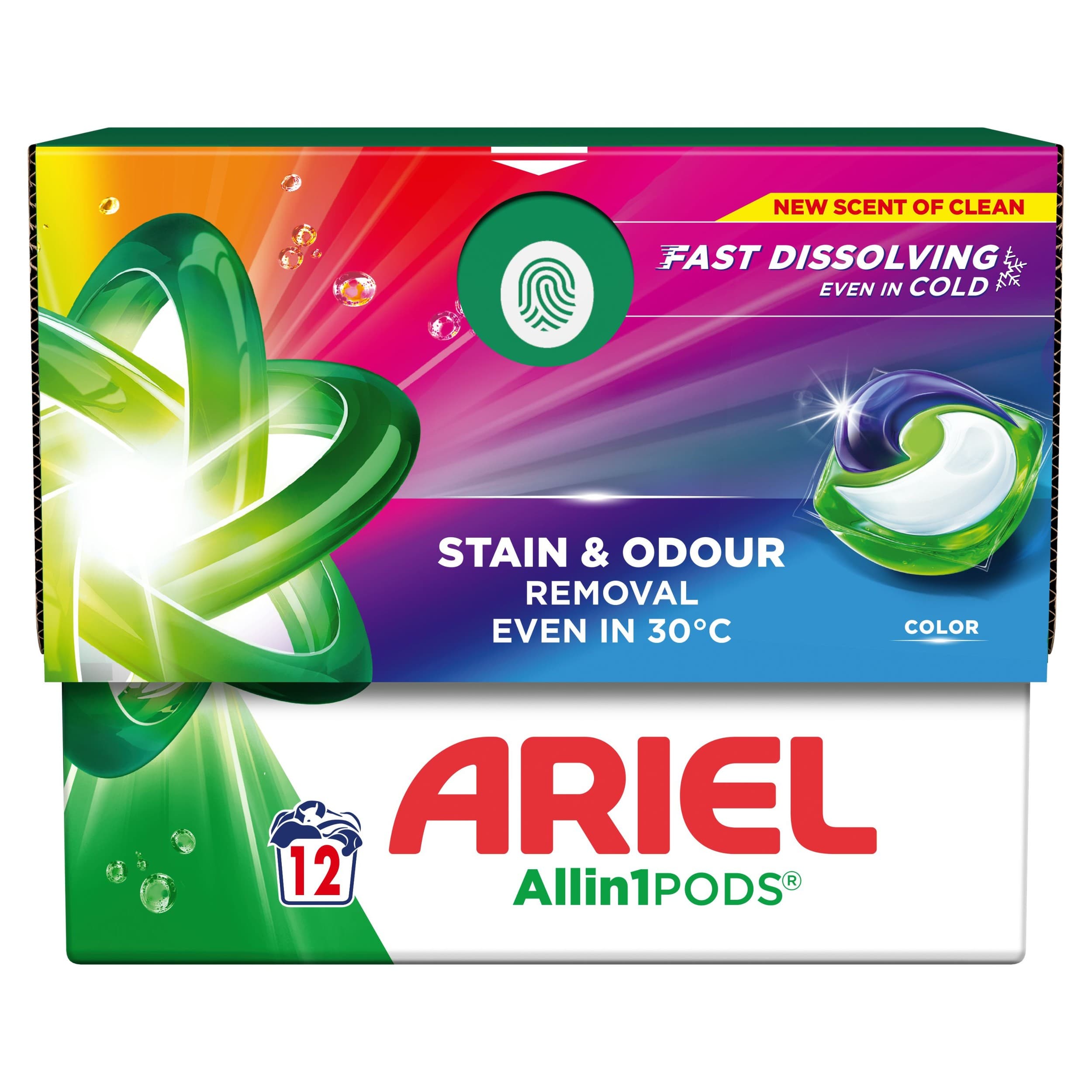 Ariel Gelové Kapsle Color Fresh 12 dávek