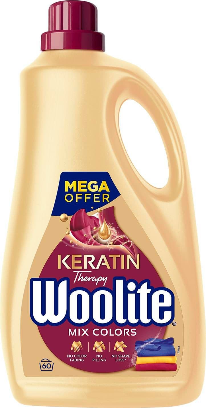 Woolite Na barevné prádlo s keratinem 3,6l 60 praní