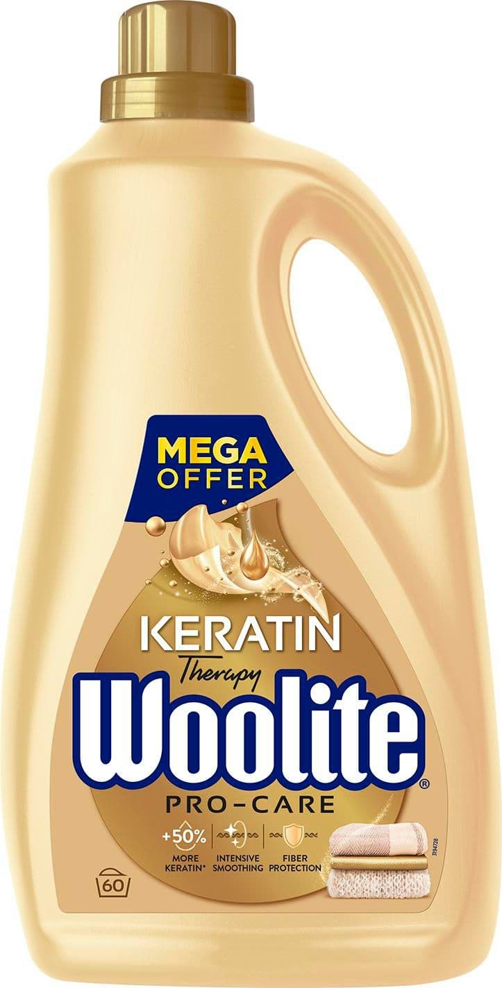 Woolite Pro-Care s keratinem Tekutý prací přípravek 3,6 l 60 praní