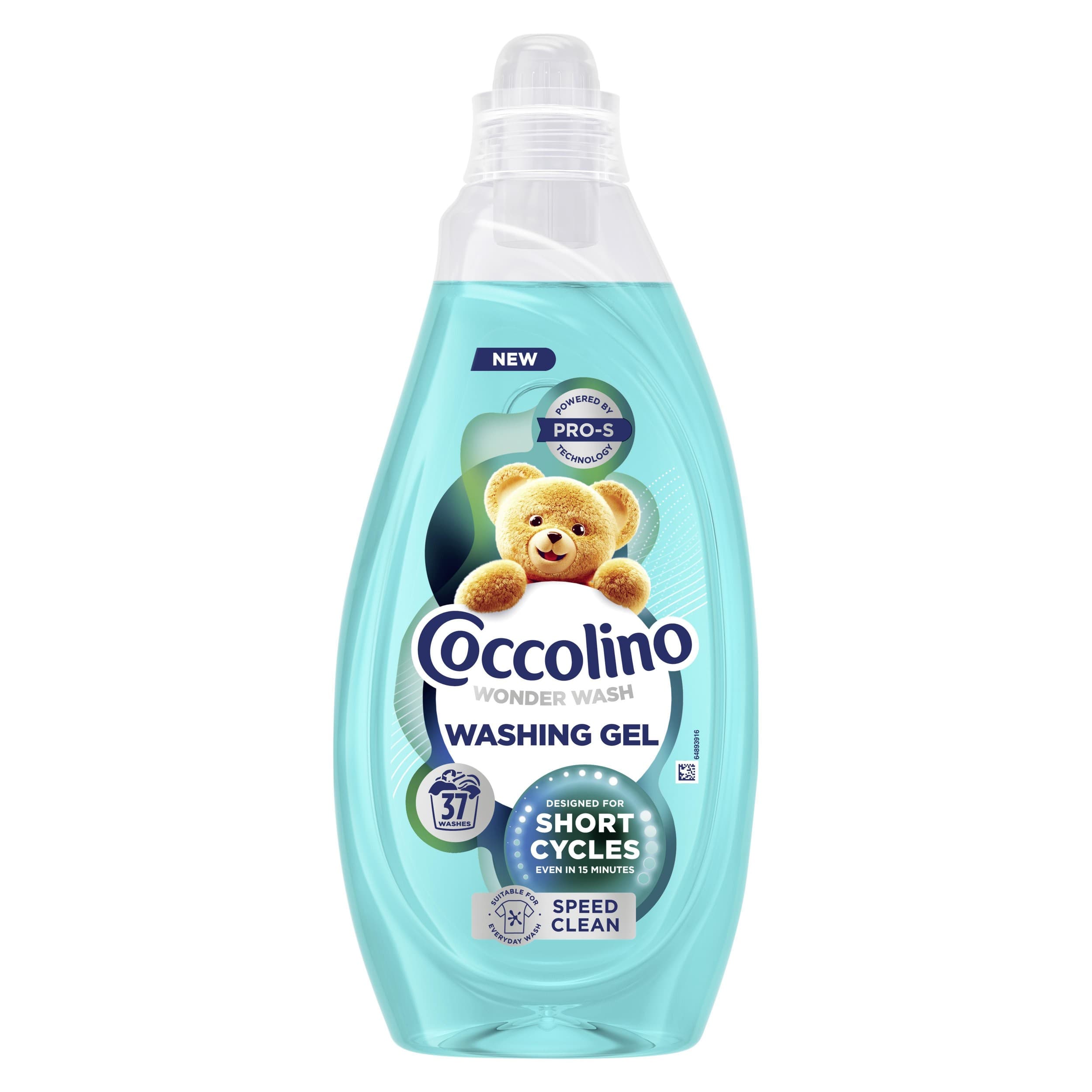Coccolino prací gel krátký program Speed Clean 37 dávek