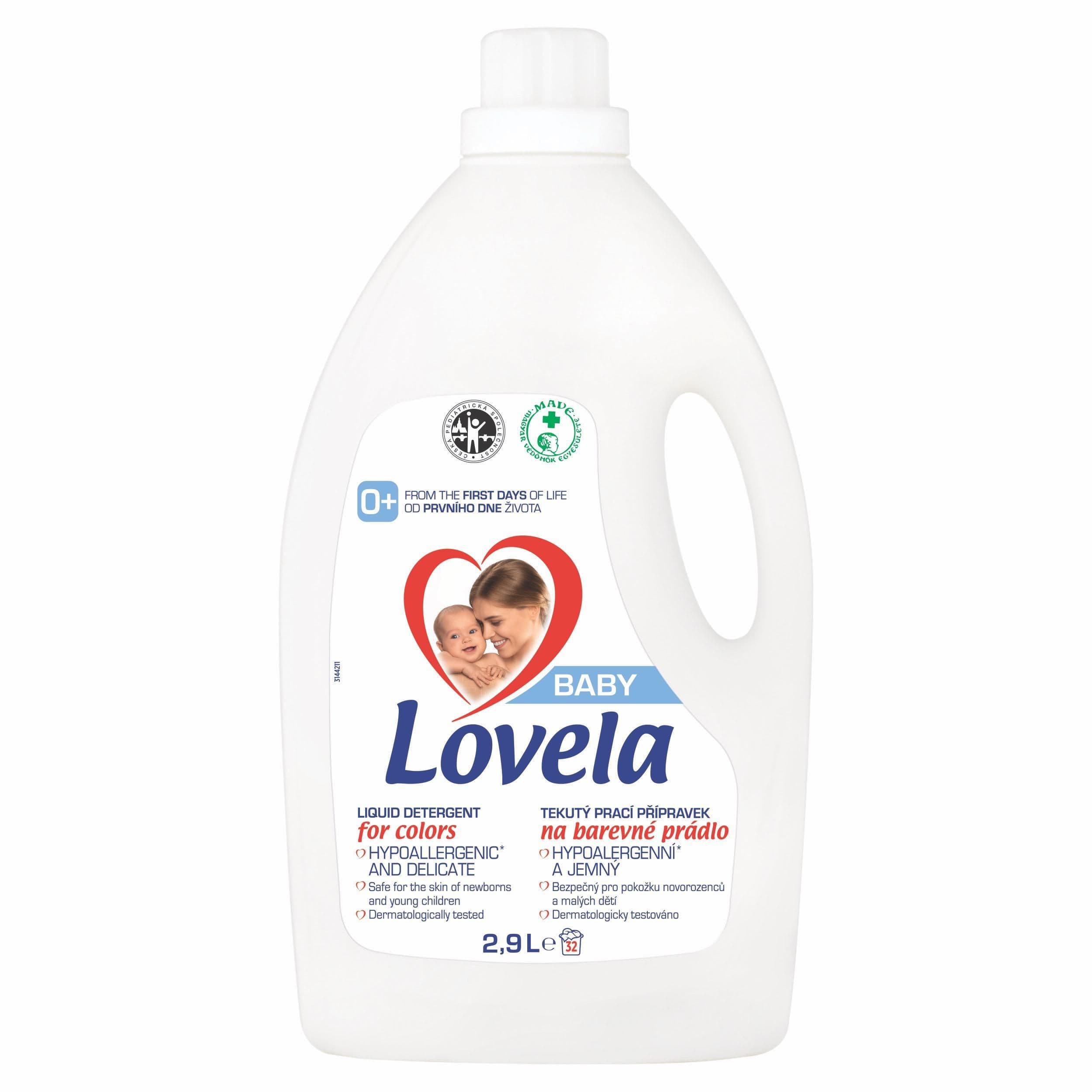 Lovela Baby Tekutý prací přípravek na barevné prádlo 2,9l 32 praní