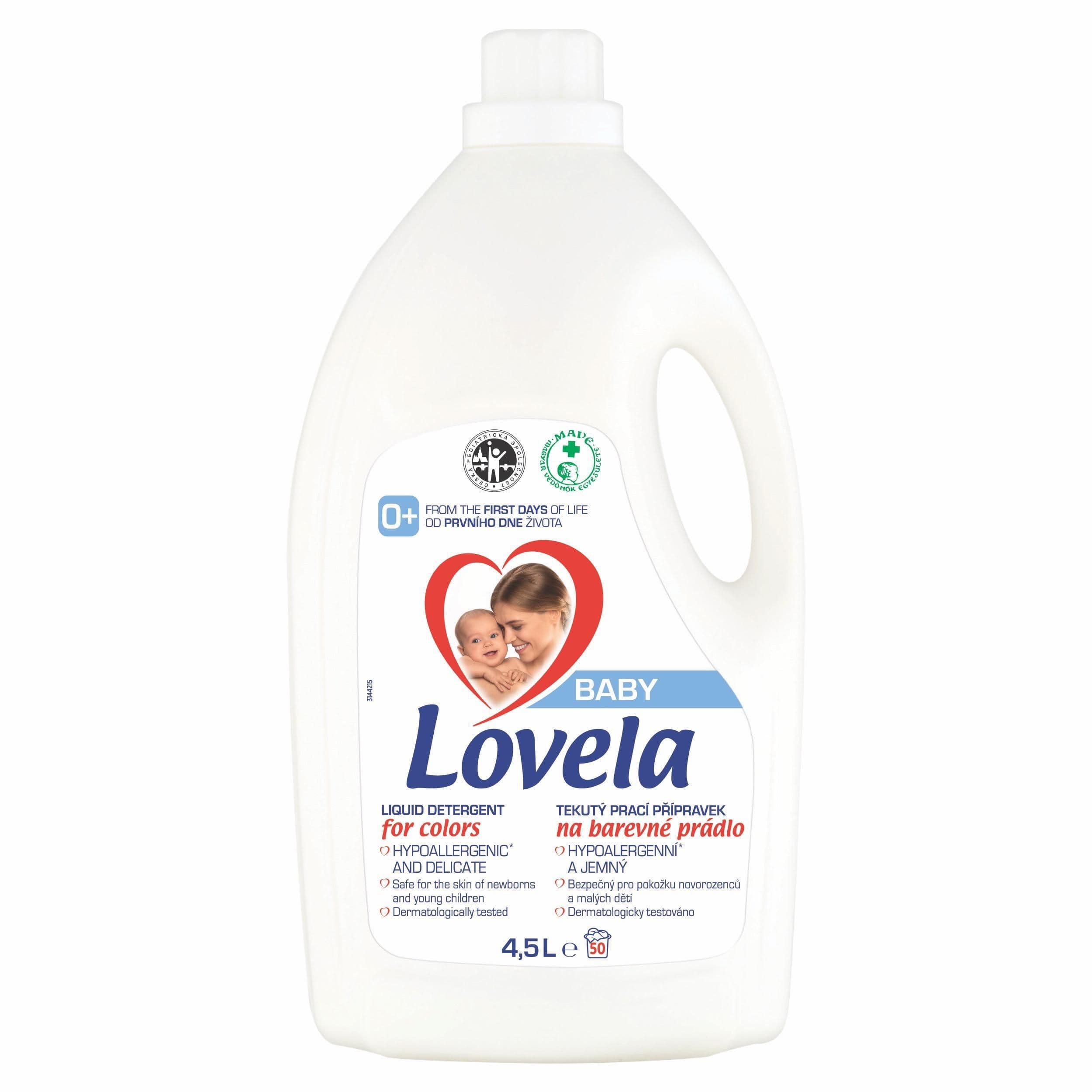 Lovela Baby Tekutý prací přípravek na barevné prádlo 4,5l 50 praní