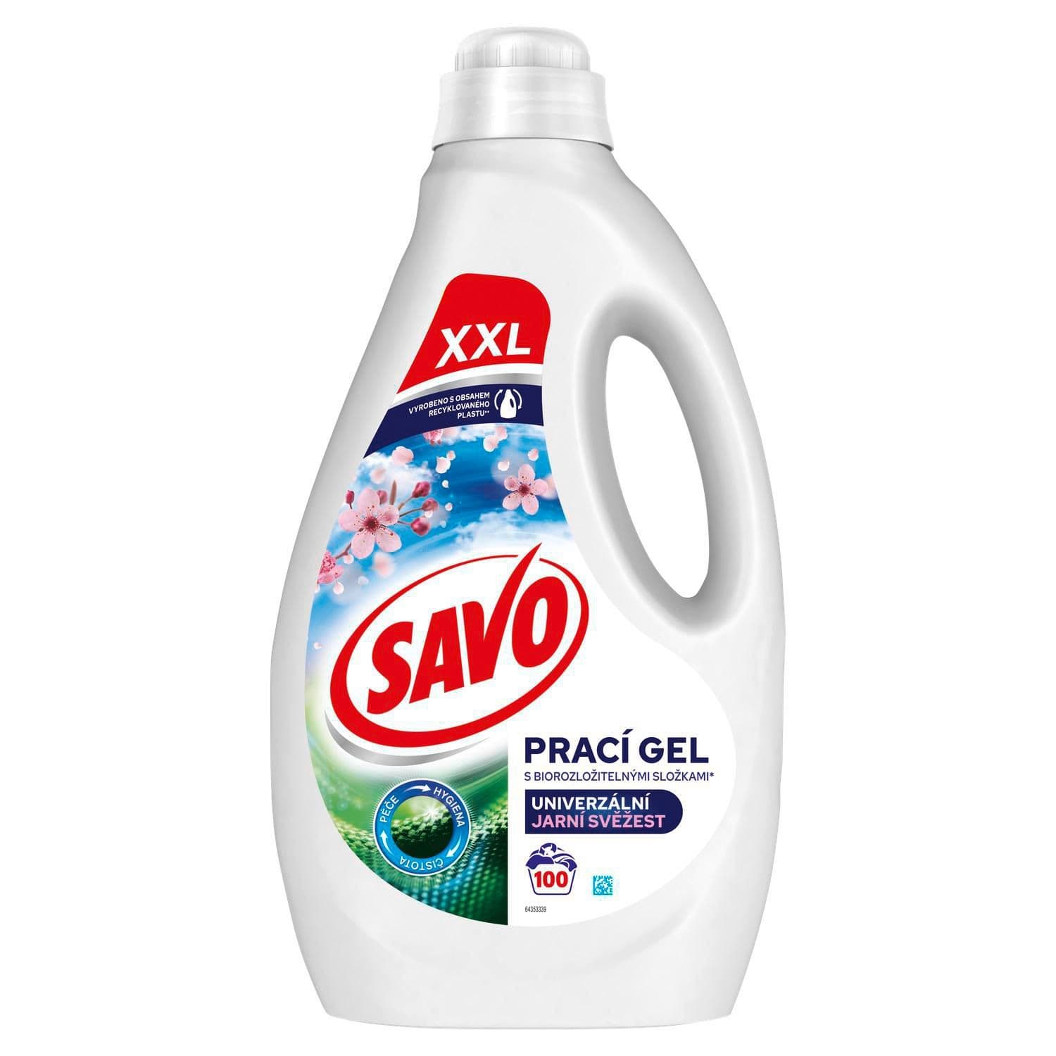 Savo prací gel uni Jarní svěžest 5l 100 praní