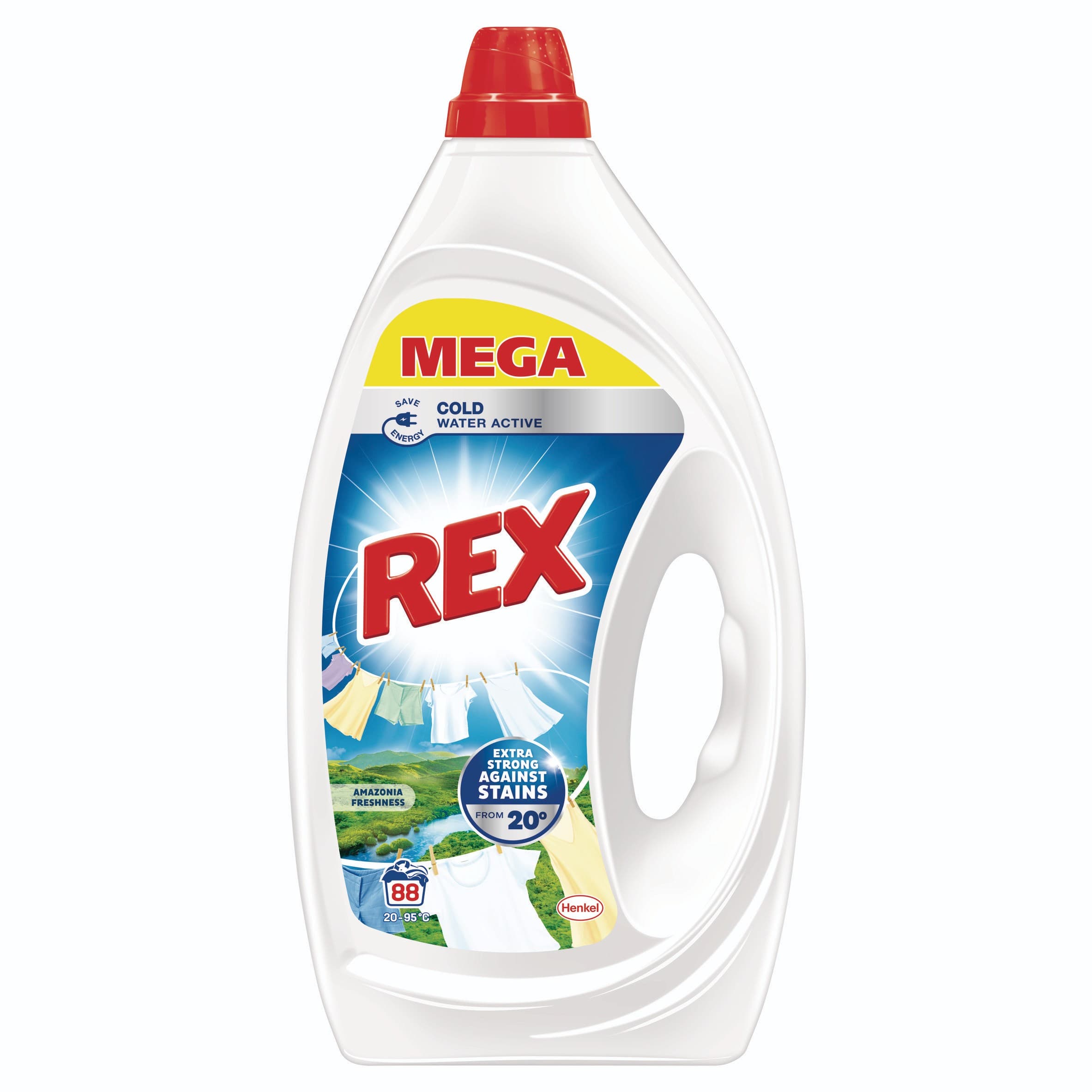 Rex prací gel Amazonia Freshness 3,96l 88 dávek