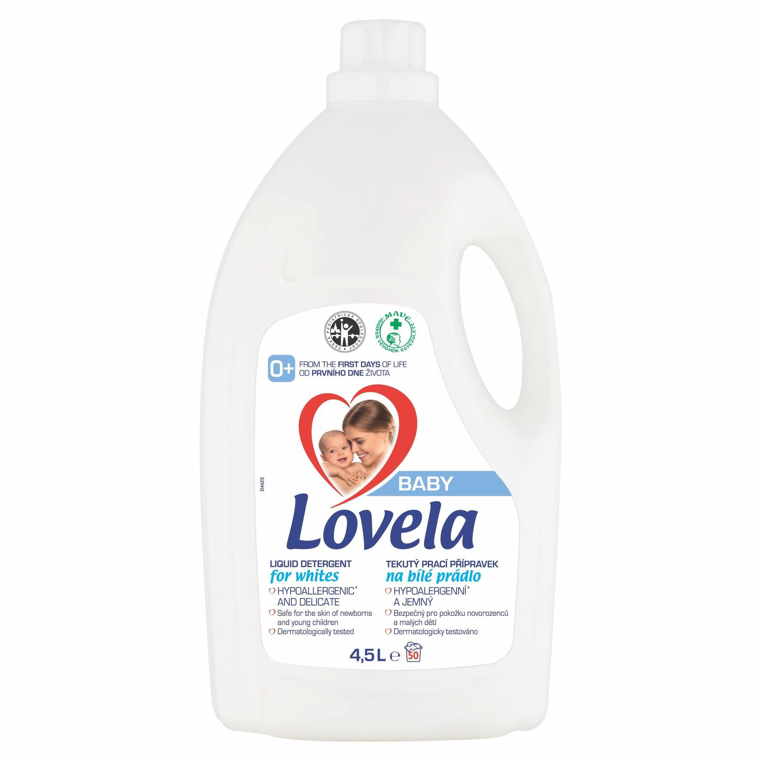 Lovela Baby Tekutý prací přípravek na bílé prádlo 4,5l 50 praní