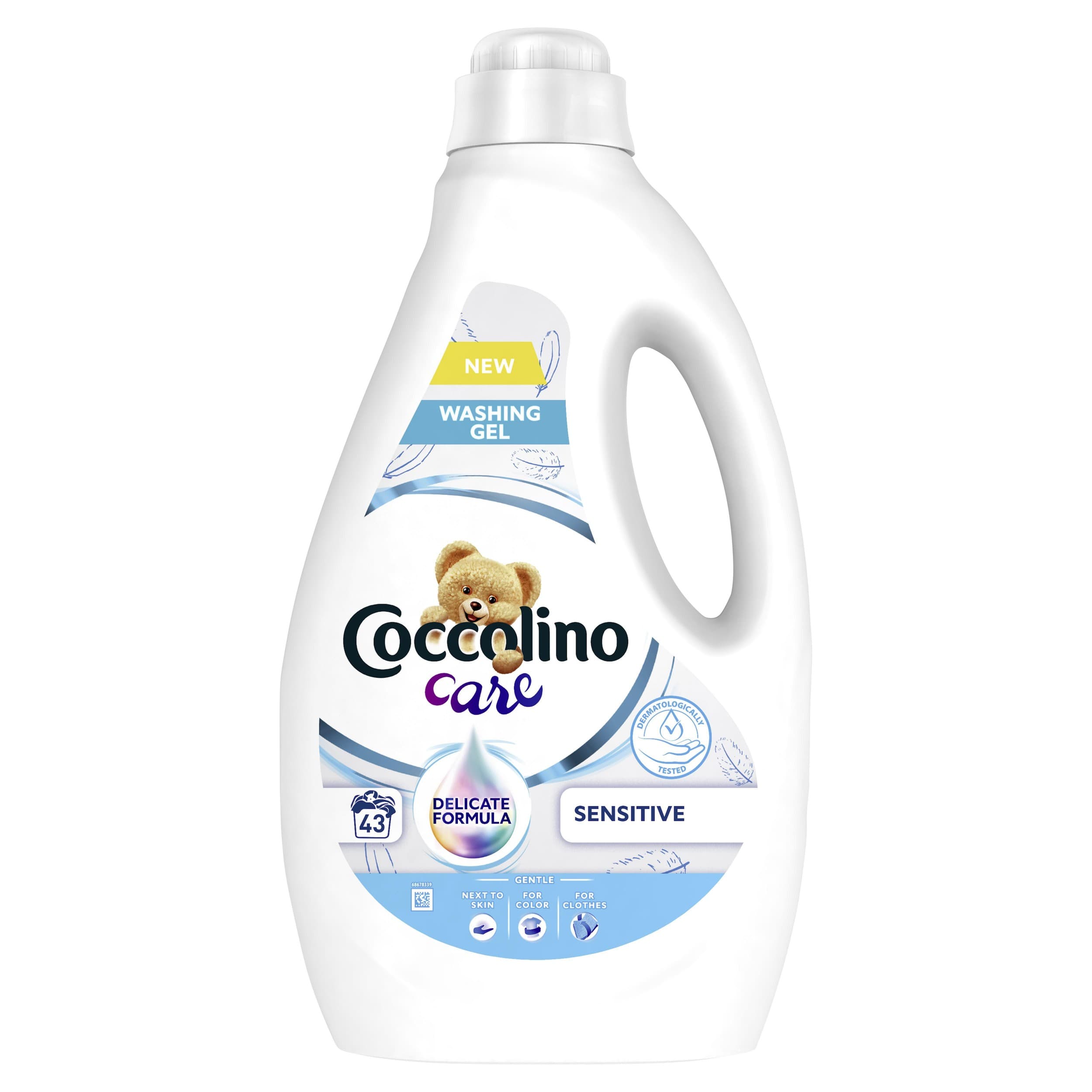 Coccolino Care Sensitive prací gel 1,72 l 43 praní