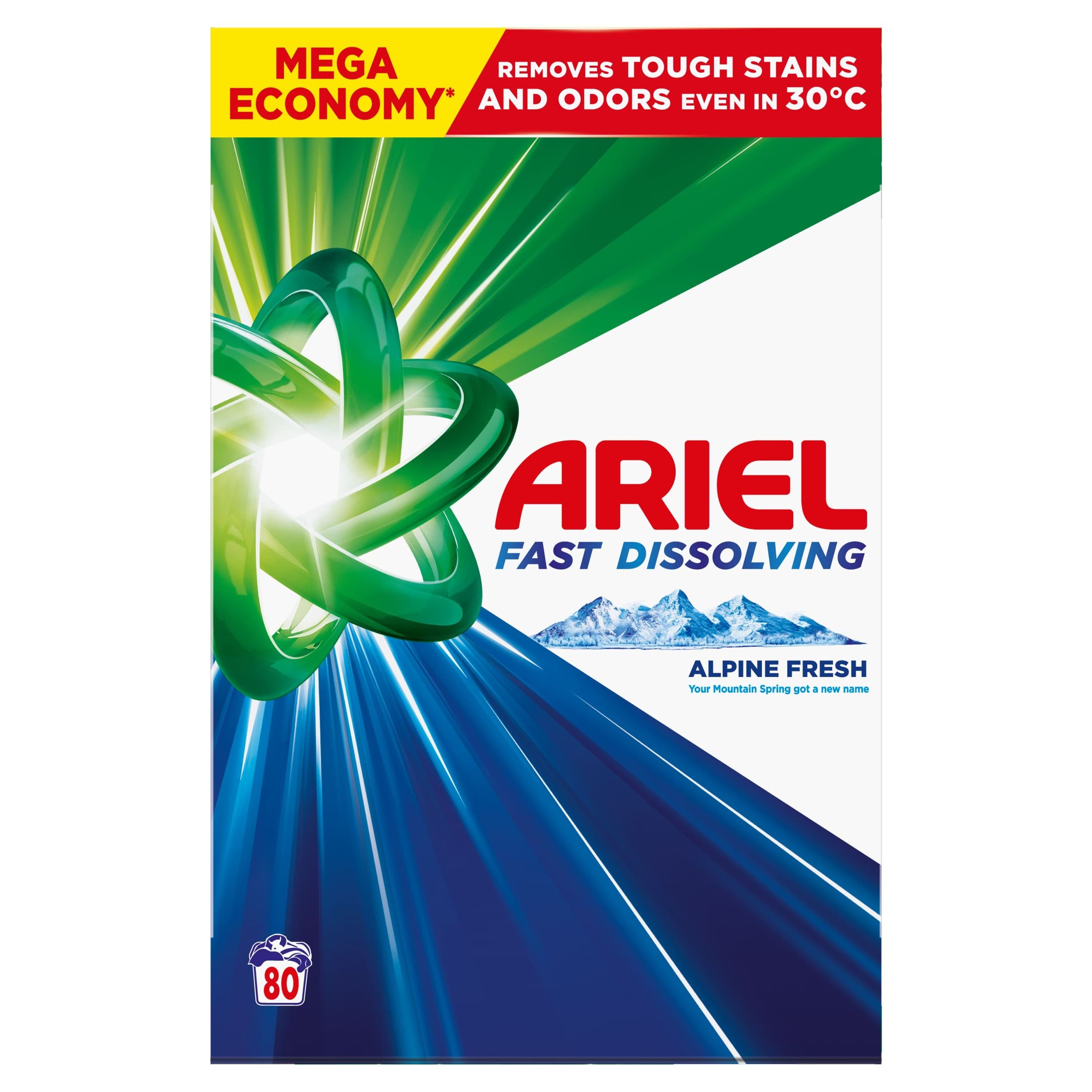 Ariel Prášek Fresh Alpine 4,4 kg 80 dávek