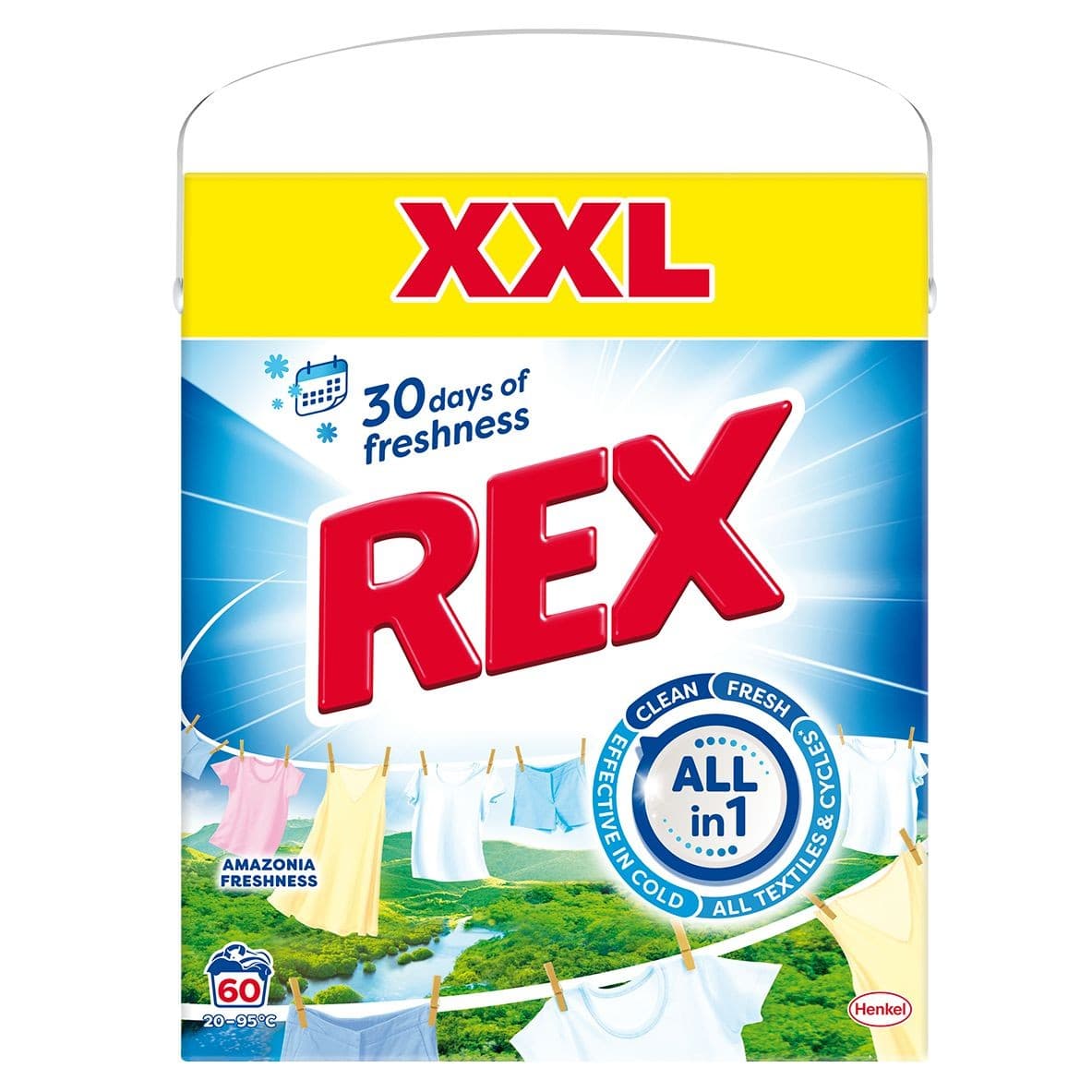 Rex Prášek Amazonia Freshness 3kg 60 dávek