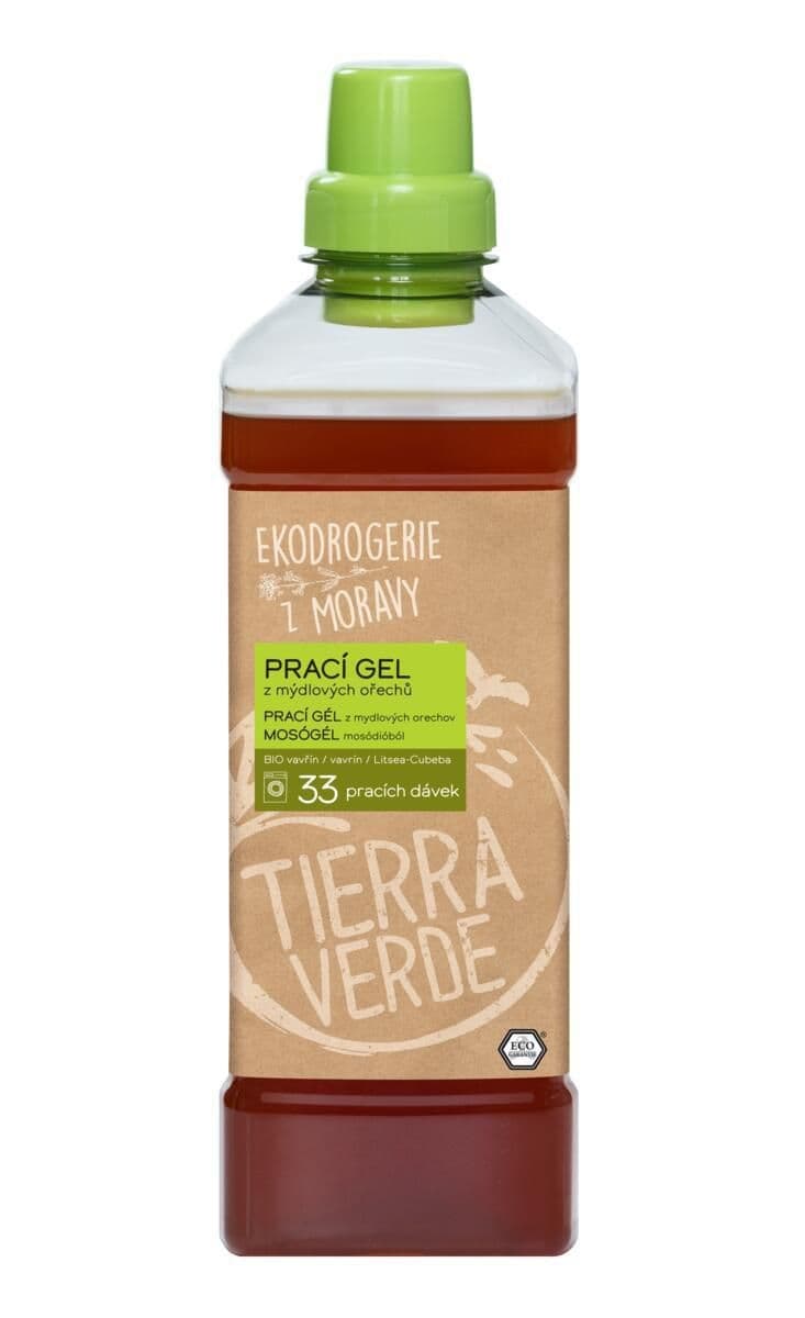 Tierra Verde Prací gel z mýdlových ořechů Vavřín 1 l 33 dávek