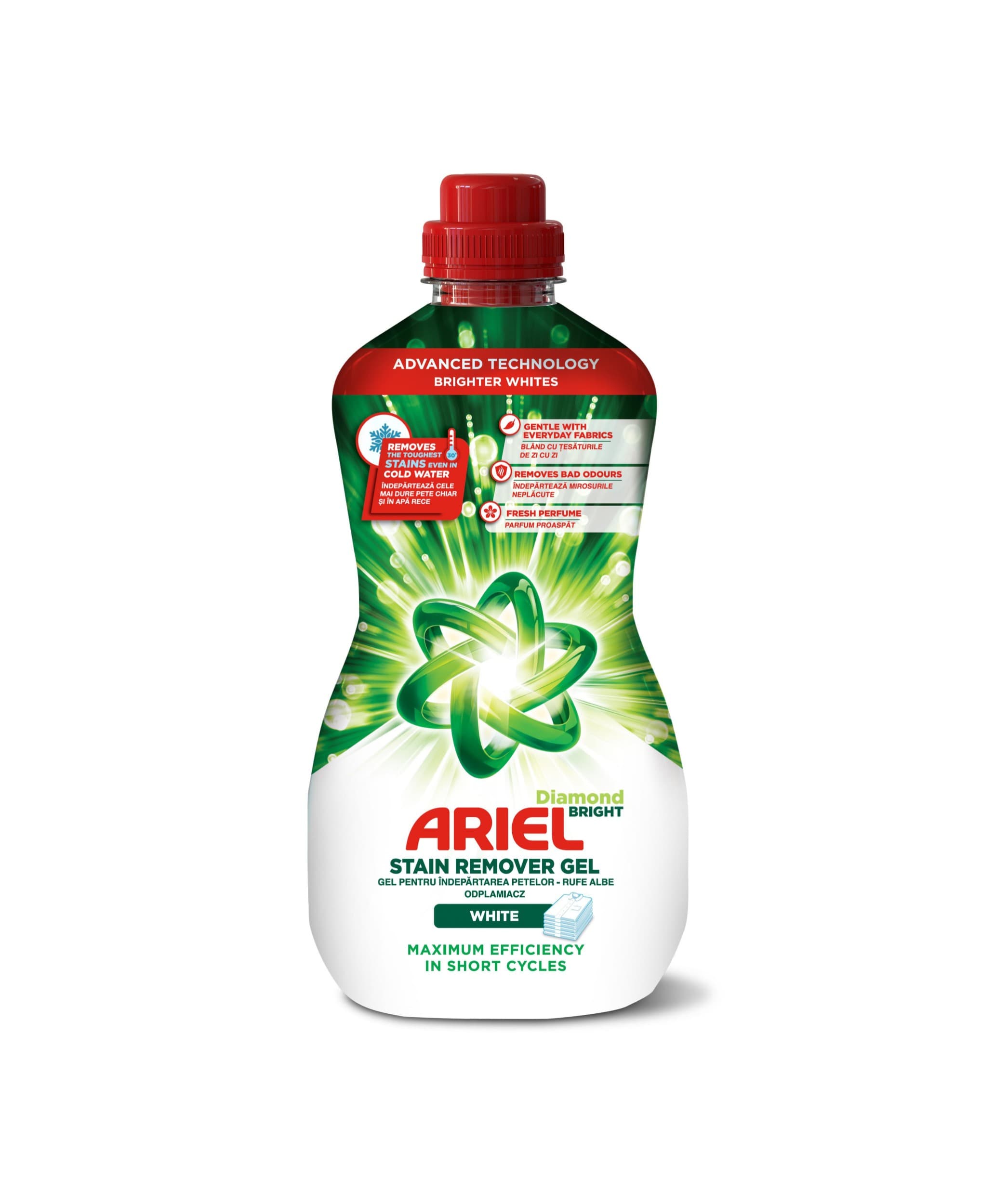 Ariel odstraňovač skvrn na bílé prádlo gel 950ml